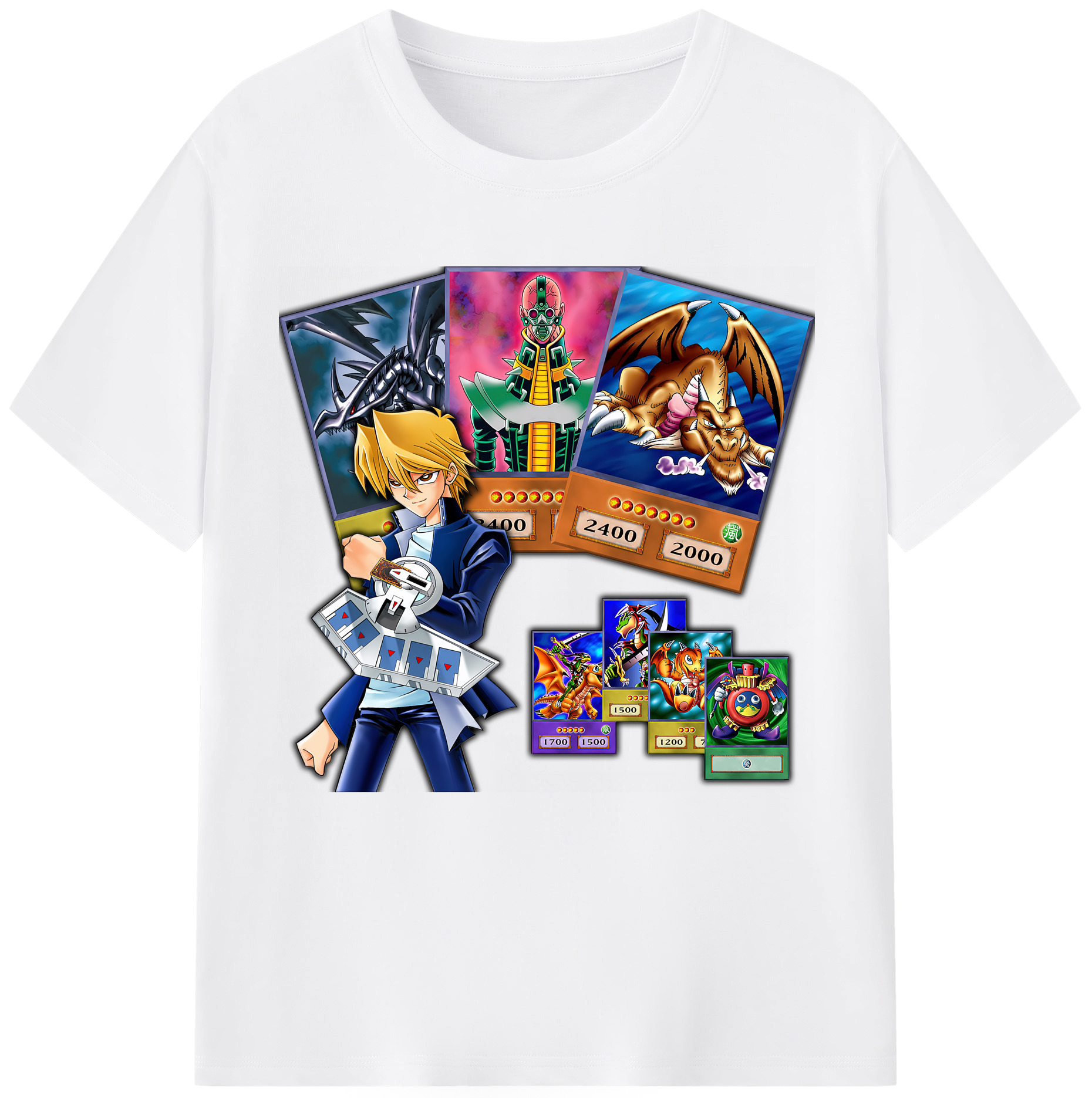 （画像用） 遊☆戯☆王 Yu-Gi-Oh! 綿100％半袖Tシャツ（フロントプリント）