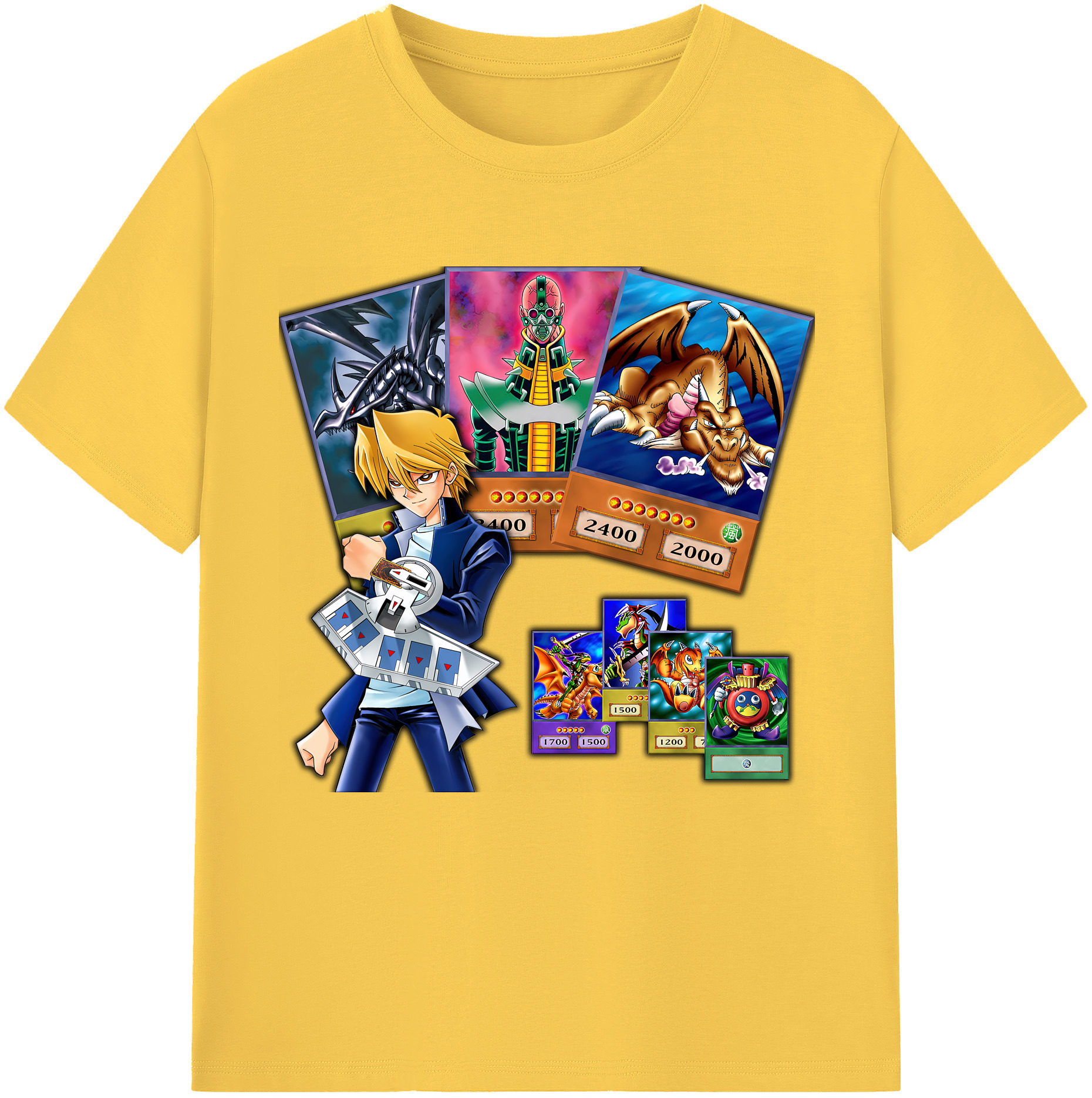 （画像用） 遊☆戯☆王 Yu-Gi-Oh! 綿100％半袖Tシャツ（フロントプリント）