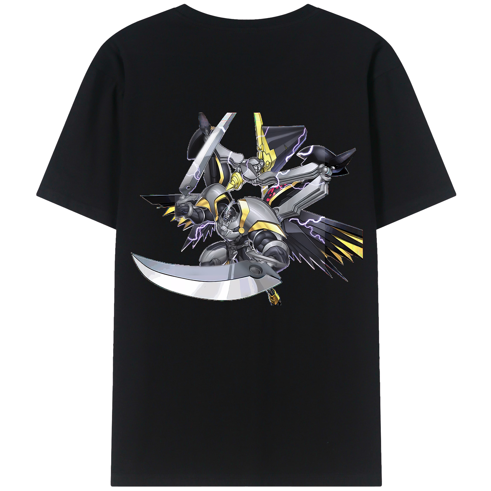（画像用） 遊☆戯☆王 Yu-Gi-Oh! 綿100％半袖Tシャツ（背面プリント）