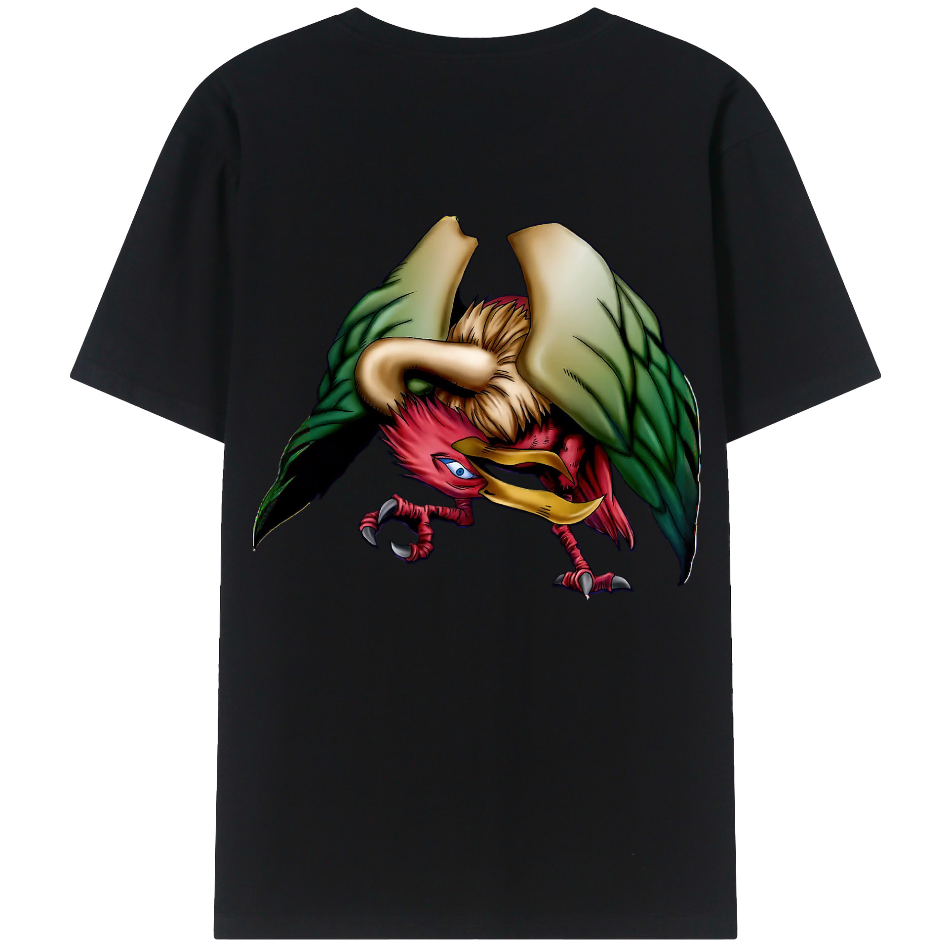 （画像用） 遊☆戯☆王 Yu-Gi-Oh! 綿100％半袖Tシャツ（背面プリント）