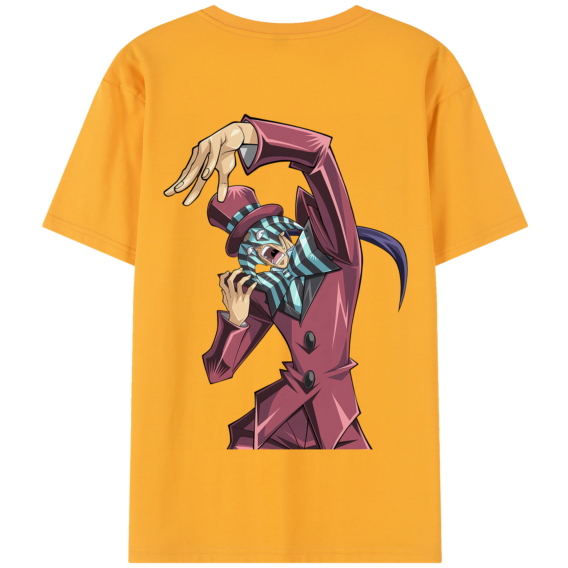 （画像用） 遊☆戯☆王 Yu-Gi-Oh! 綿100％半袖Tシャツ（背面プリント）