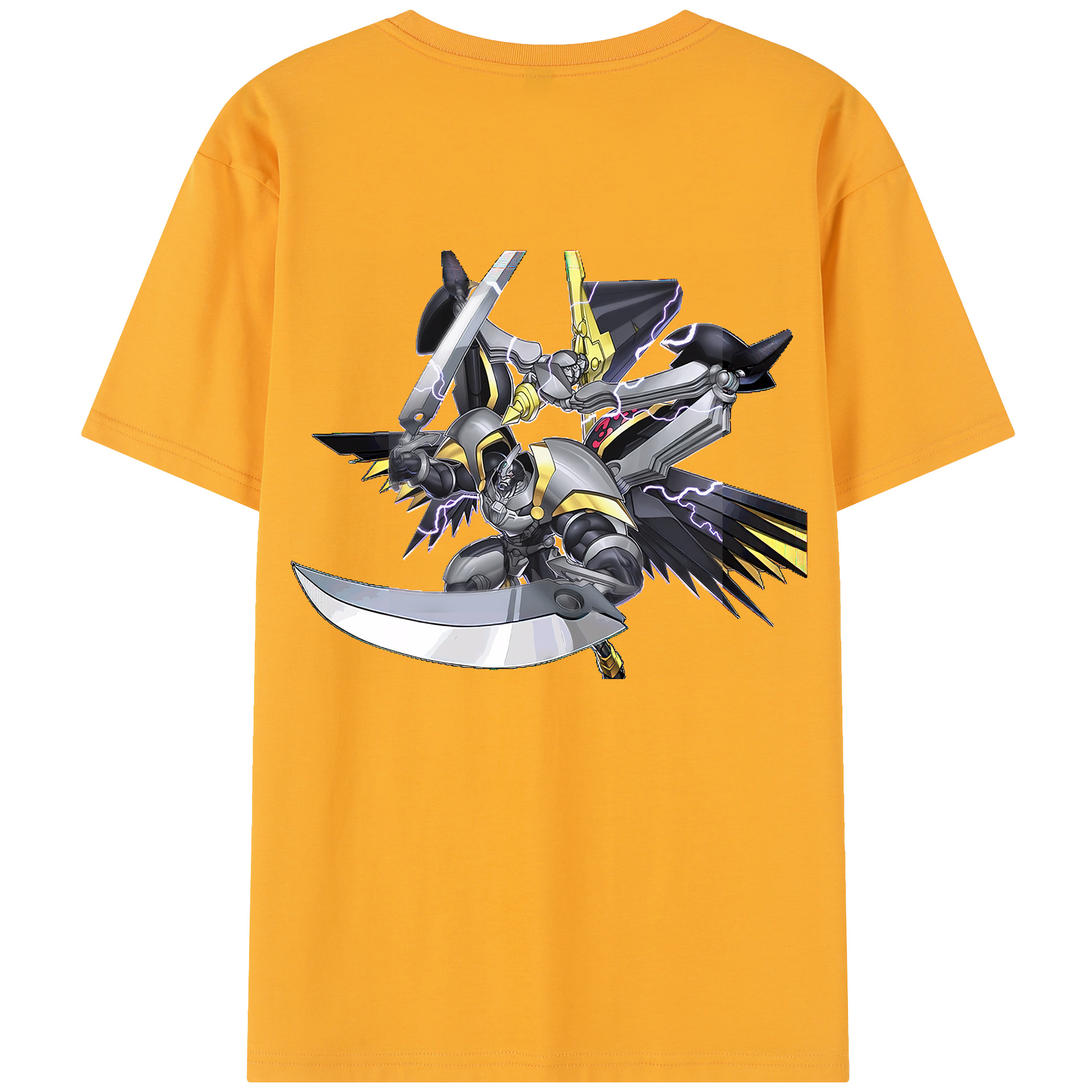 （画像用） 遊☆戯☆王 Yu-Gi-Oh! 綿100％半袖Tシャツ（背面プリント）
