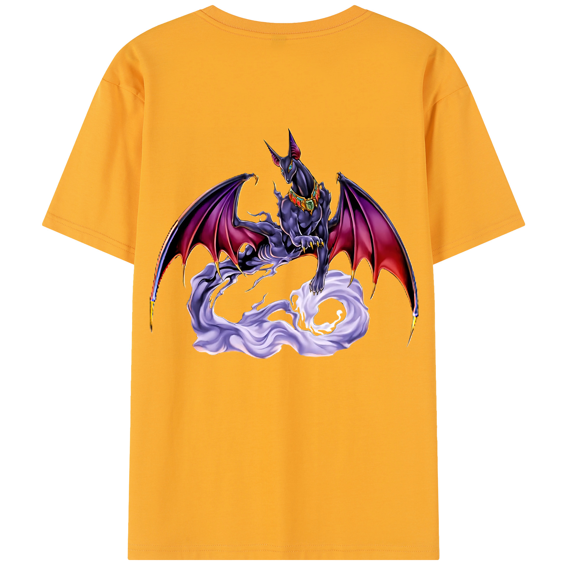 （画像用） 遊☆戯☆王 Yu-Gi-Oh! 綿100％半袖Tシャツ（背面プリント）