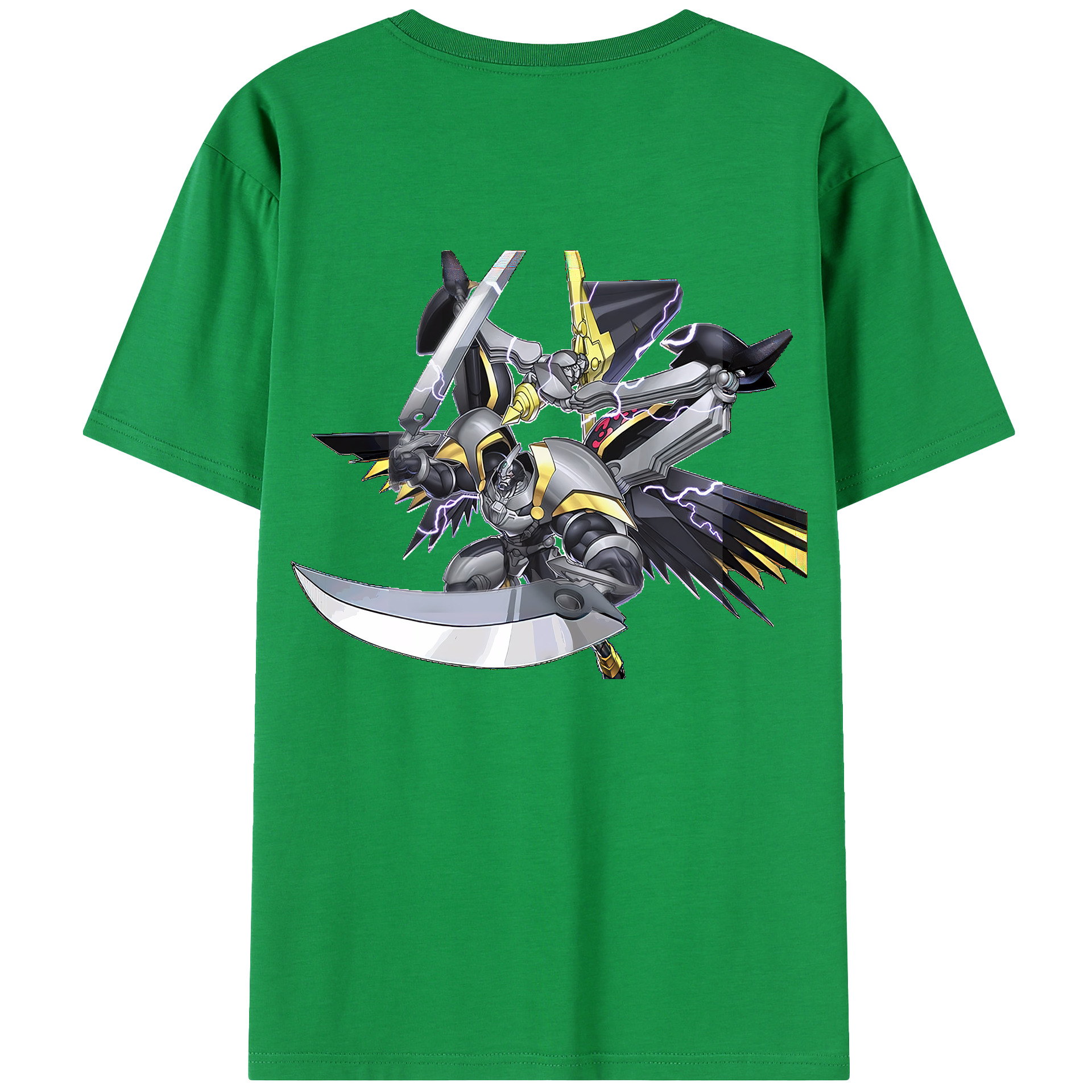 （画像用） 遊☆戯☆王 Yu-Gi-Oh! 綿100％半袖Tシャツ（背面プリント）