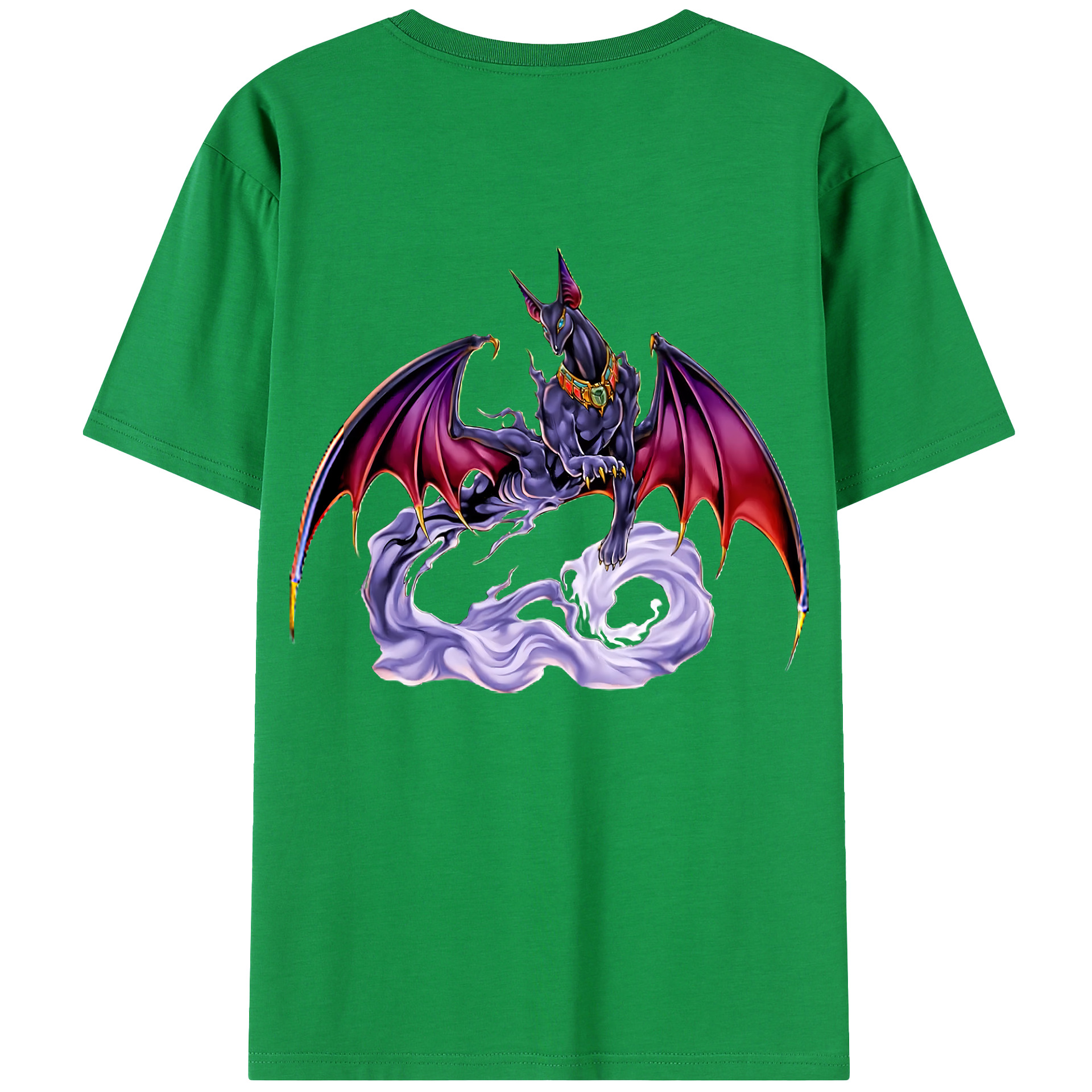 （画像用） 遊☆戯☆王 Yu-Gi-Oh! 綿100％半袖Tシャツ（背面プリント）
