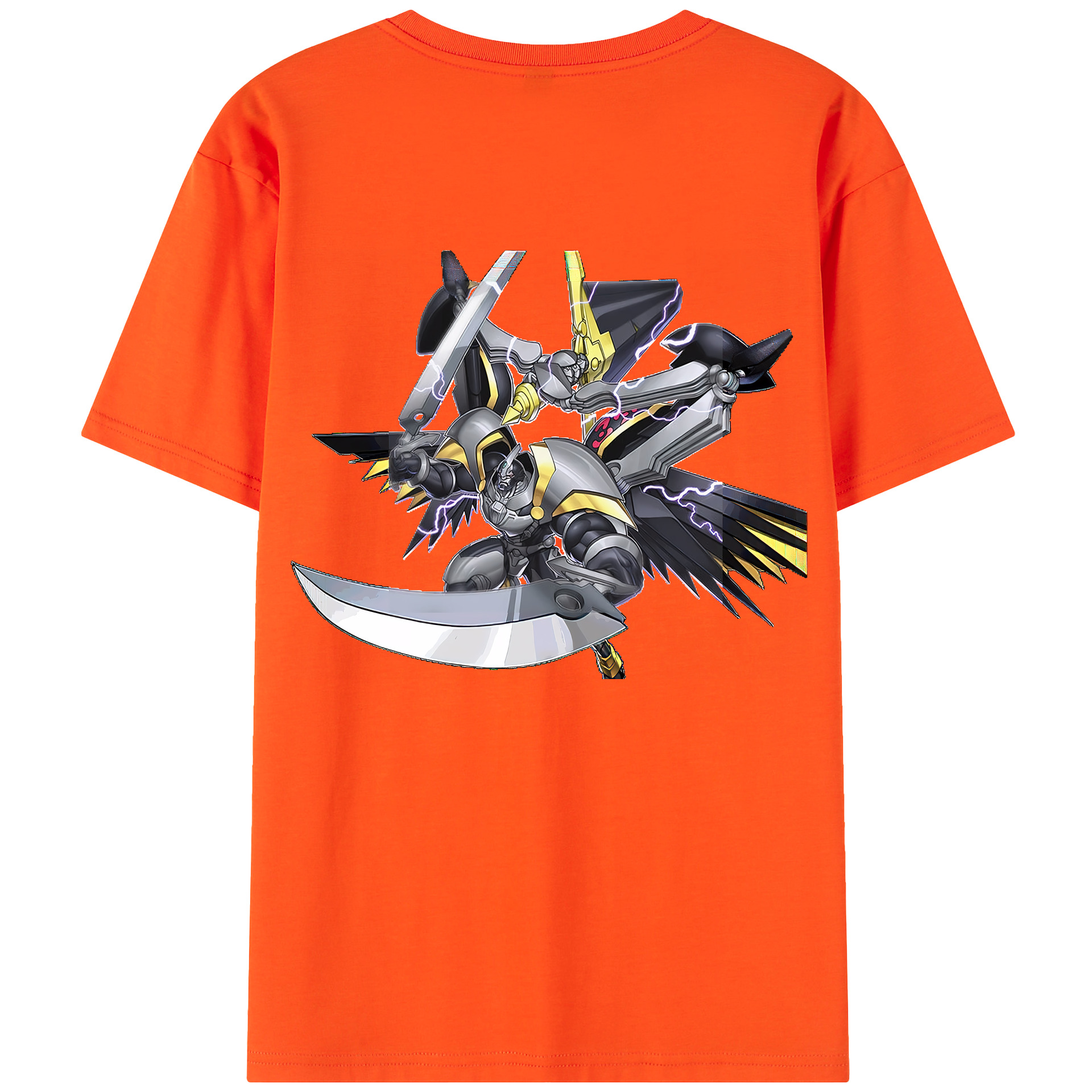 （画像用） 遊☆戯☆王 Yu-Gi-Oh! 綿100％半袖Tシャツ（背面プリント）