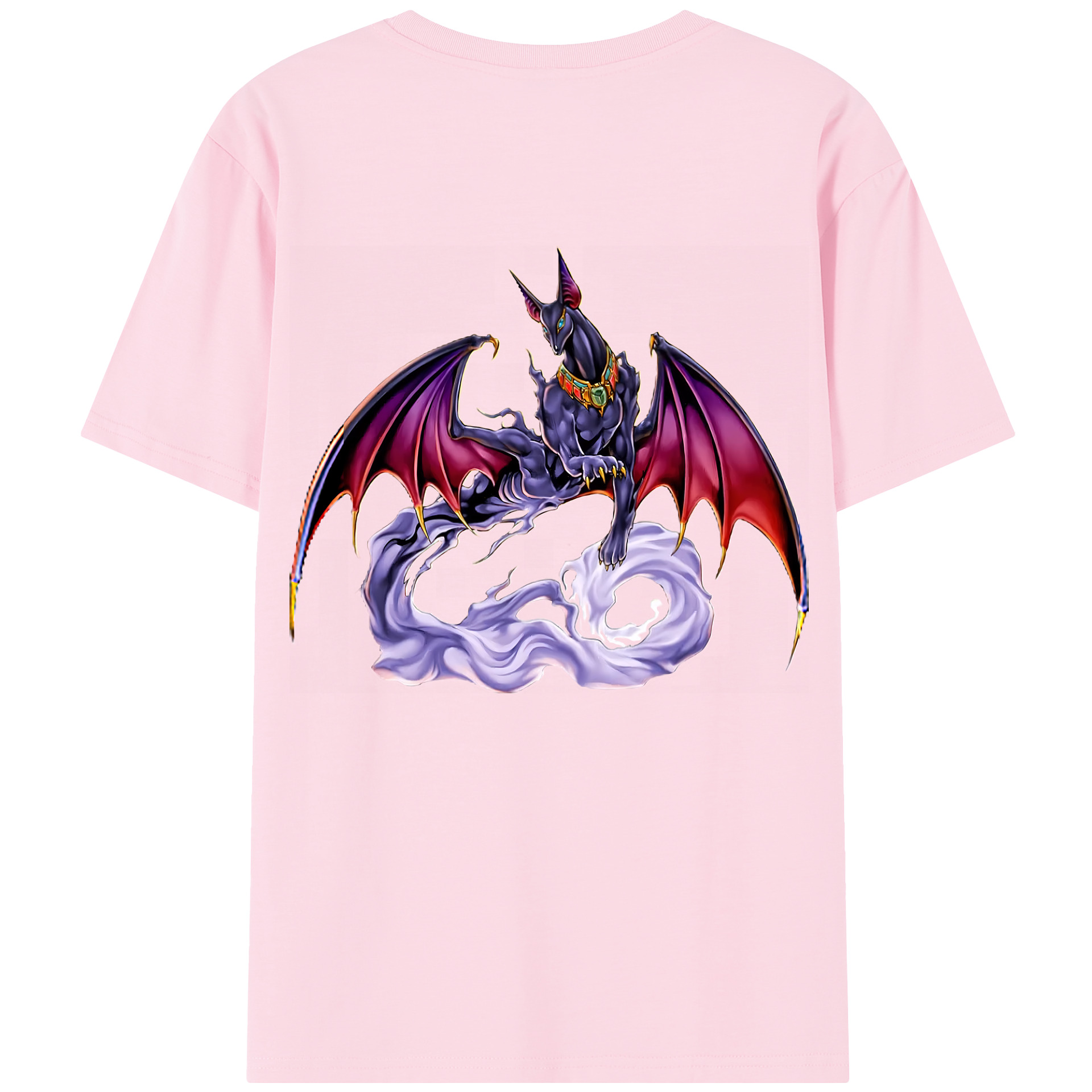 （画像用） 遊☆戯☆王 Yu-Gi-Oh! 綿100％半袖Tシャツ（背面プリント）