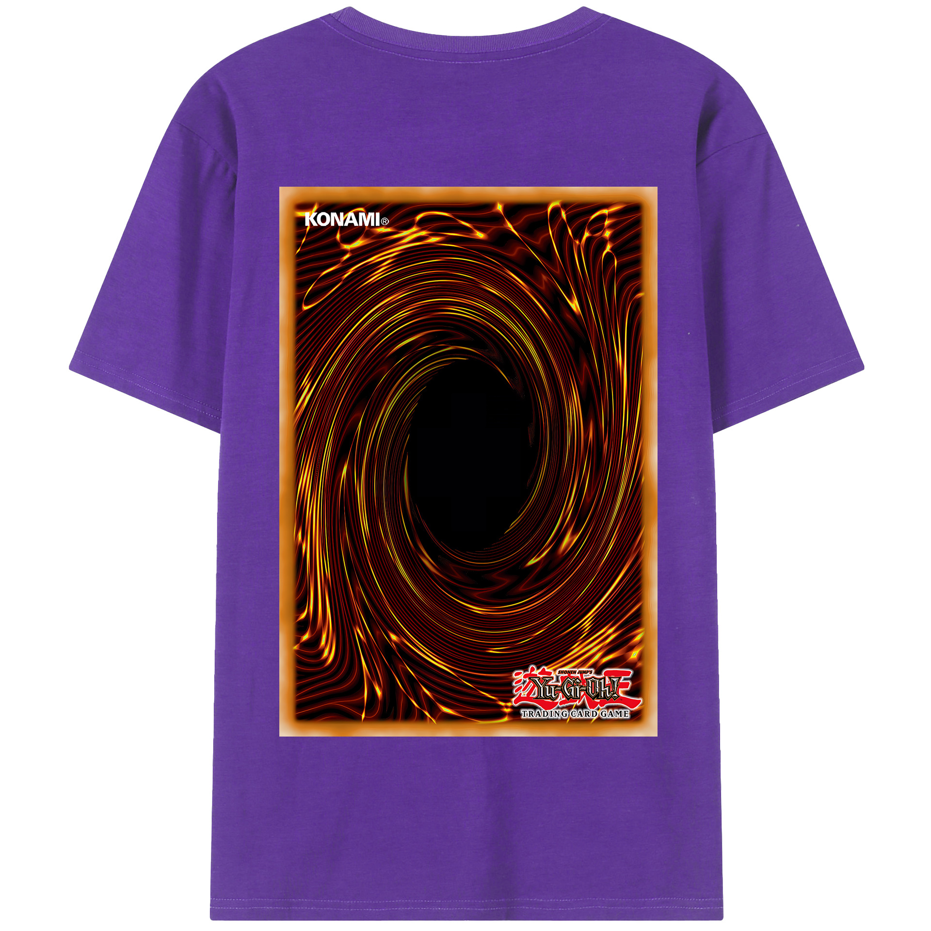 （画像用） 遊☆戯☆王 Yu-Gi-Oh! 綿100％半袖Tシャツ（背面プリント）