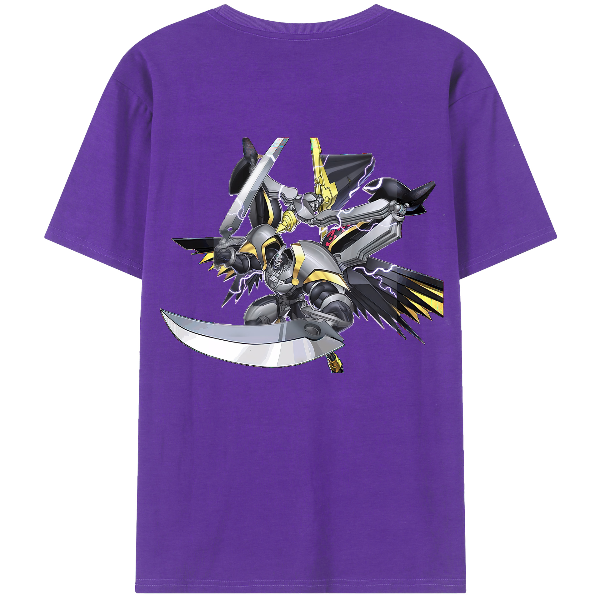 （画像用） 遊☆戯☆王 Yu-Gi-Oh! 綿100％半袖Tシャツ（背面プリント）