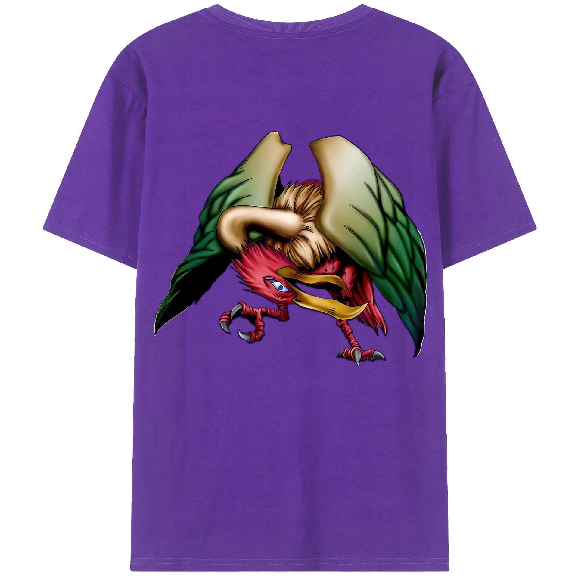 （画像用） 遊☆戯☆王 Yu-Gi-Oh! 綿100％半袖Tシャツ（背面プリント）