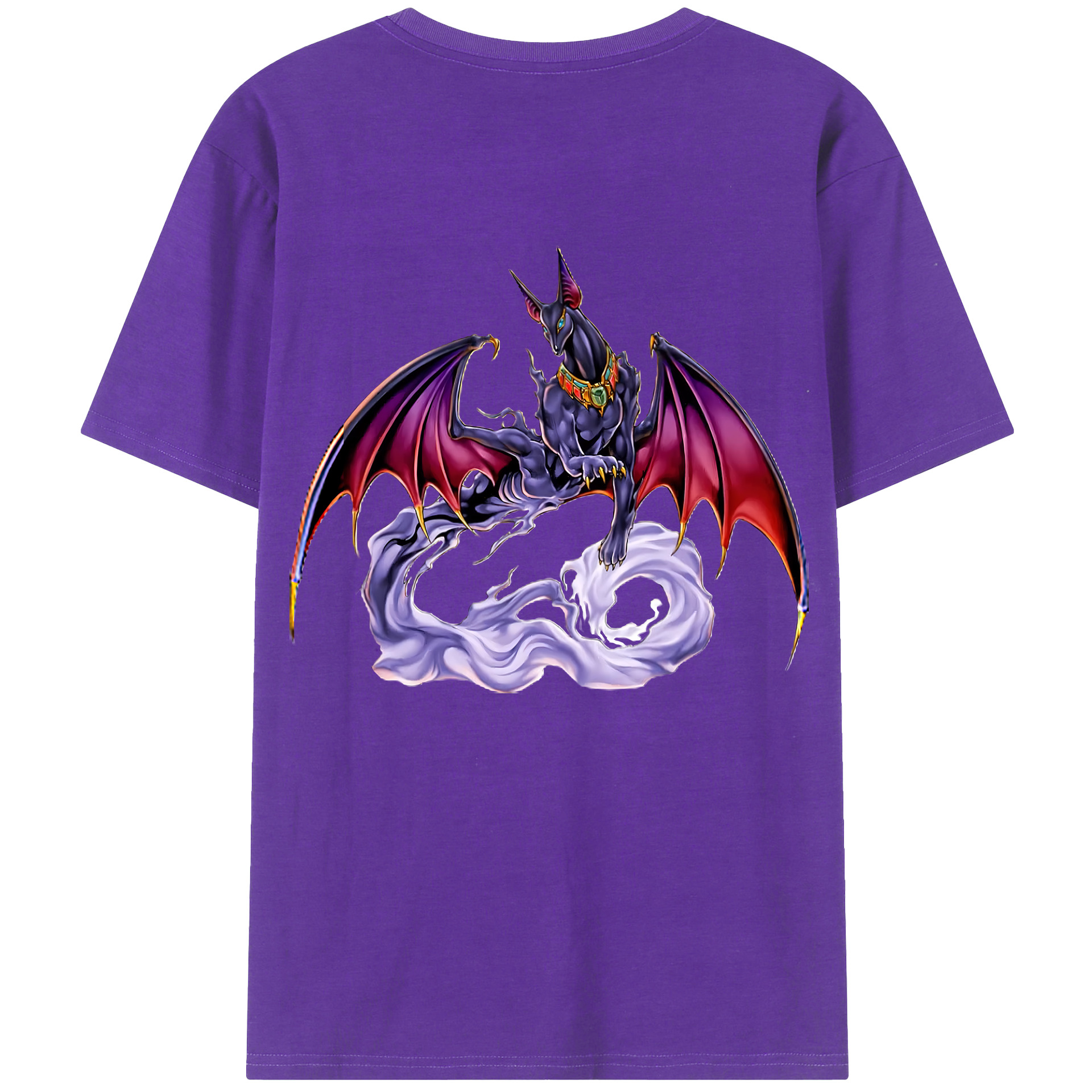 （画像用） 遊☆戯☆王 Yu-Gi-Oh! 綿100％半袖Tシャツ（背面プリント）
