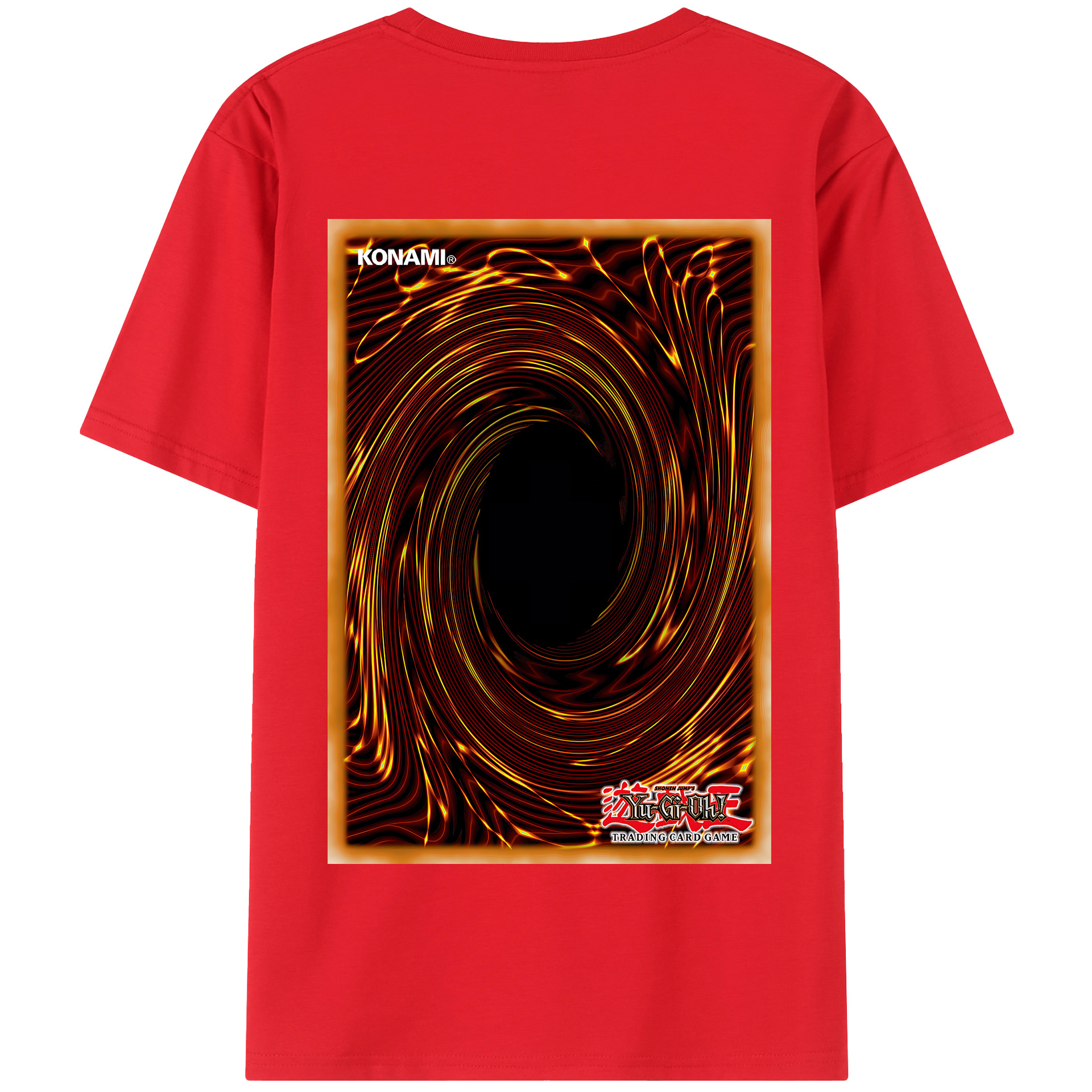 （画像用） 遊☆戯☆王 Yu-Gi-Oh! 綿100％半袖Tシャツ（背面プリント）