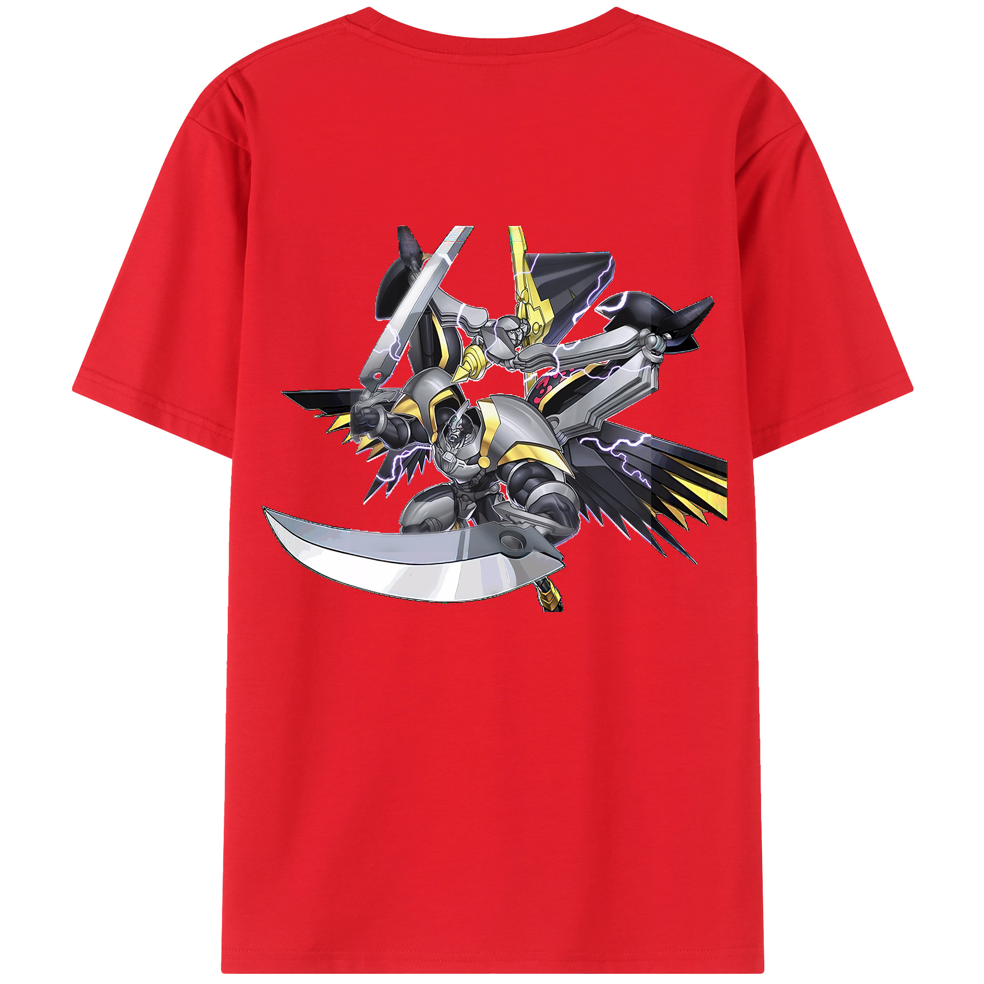 （画像用） 遊☆戯☆王 Yu-Gi-Oh! 綿100％半袖Tシャツ（背面プリント）