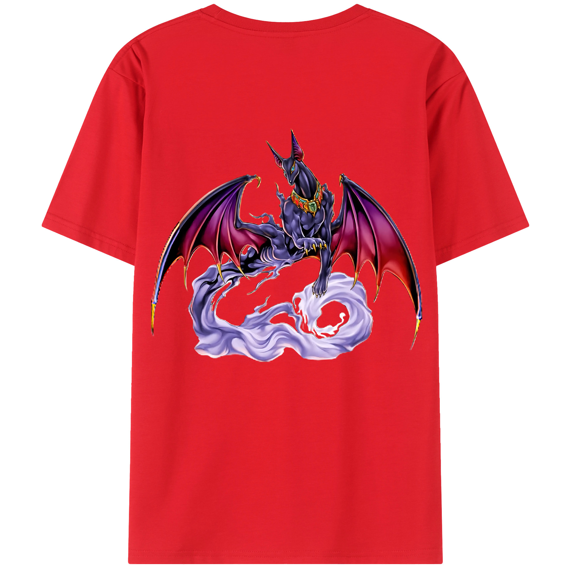 （画像用） 遊☆戯☆王 Yu-Gi-Oh! 綿100％半袖Tシャツ（背面プリント）