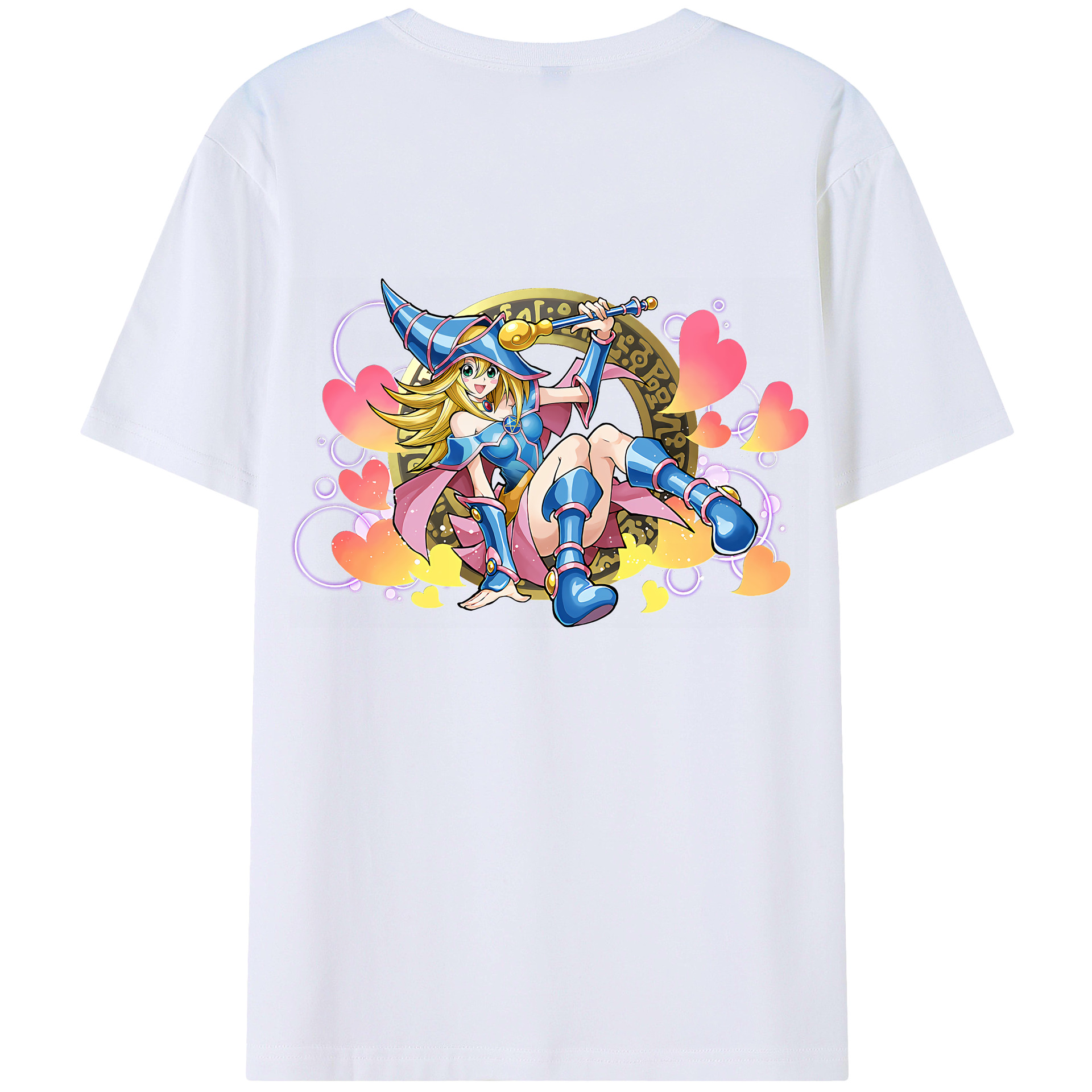 （画像用） 遊☆戯☆王 Yu-Gi-Oh! 綿100％半袖Tシャツ（背面プリント）