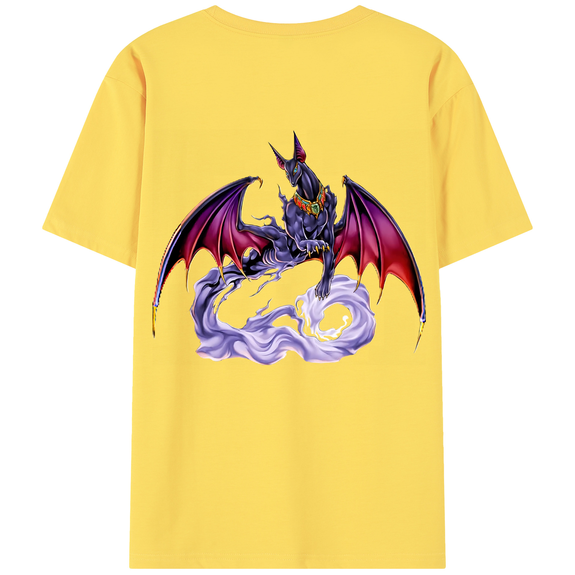 （画像用） 遊☆戯☆王 Yu-Gi-Oh! 綿100％半袖Tシャツ（背面プリント）