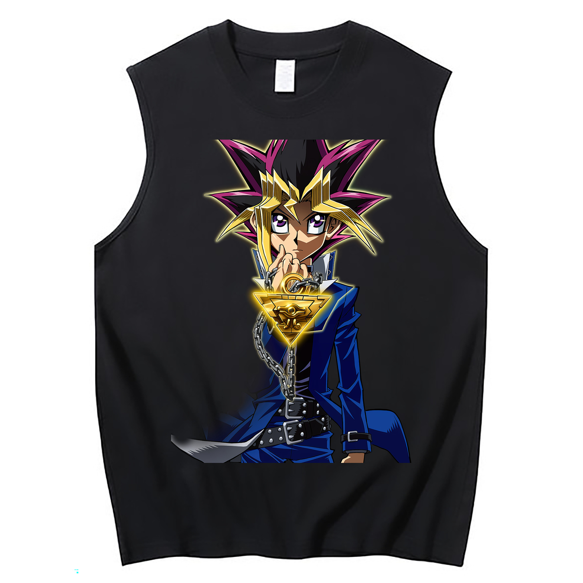 （画像用） 遊☆戯☆王 Yu-Gi-Oh! コットン100％タンクトップ（フロントプリント）