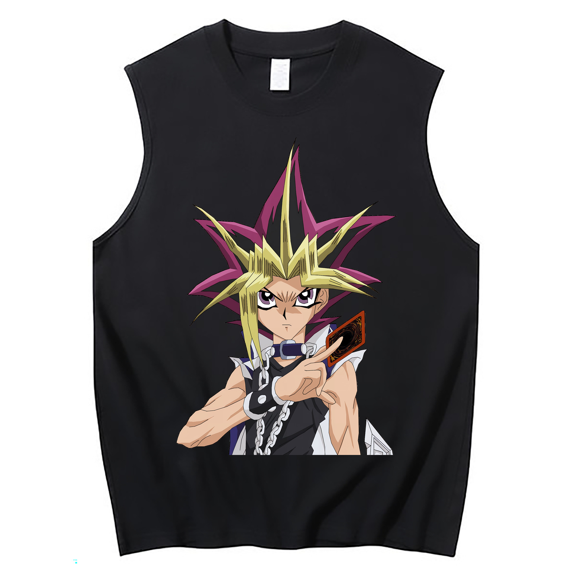 （画像用） 遊☆戯☆王 Yu-Gi-Oh! コットン100％タンクトップ（フロントプリント）