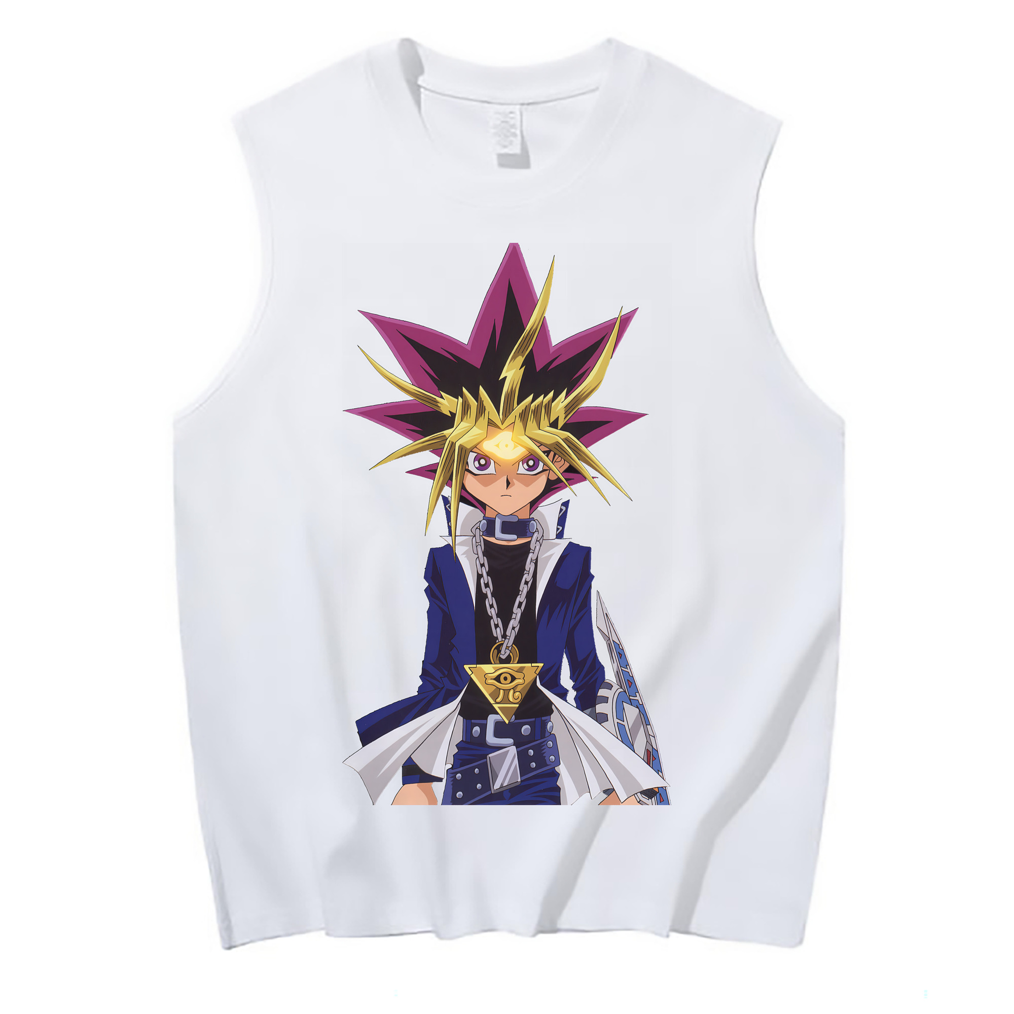 （画像用） 遊☆戯☆王 Yu-Gi-Oh! コットン100％タンクトップ（フロントプリント）