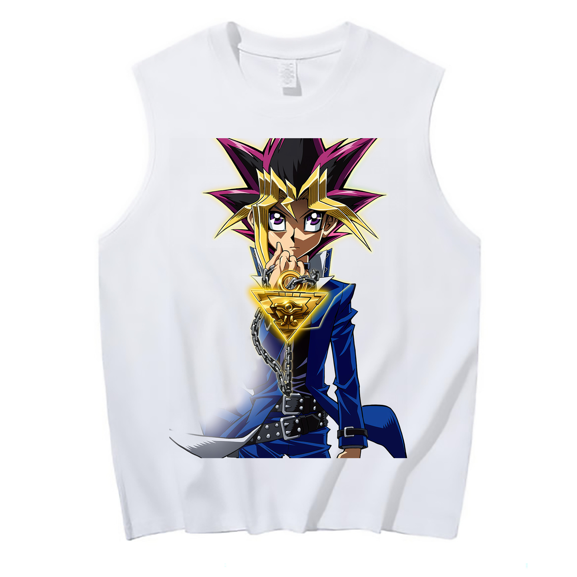 （画像用） 遊☆戯☆王 Yu-Gi-Oh! コットン100％タンクトップ（フロントプリント）