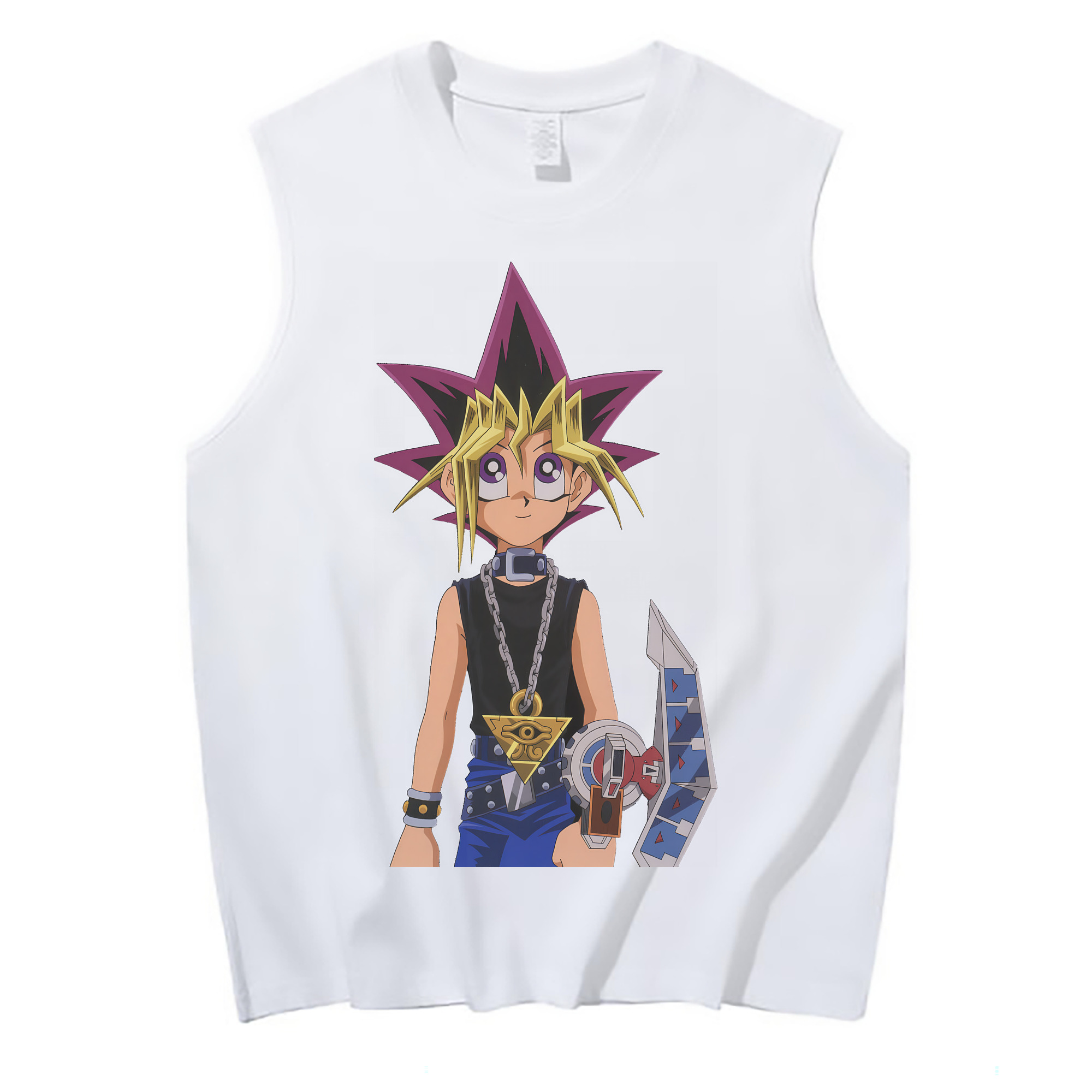 （画像用） 遊☆戯☆王 Yu-Gi-Oh! コットン100％タンクトップ（フロントプリント）