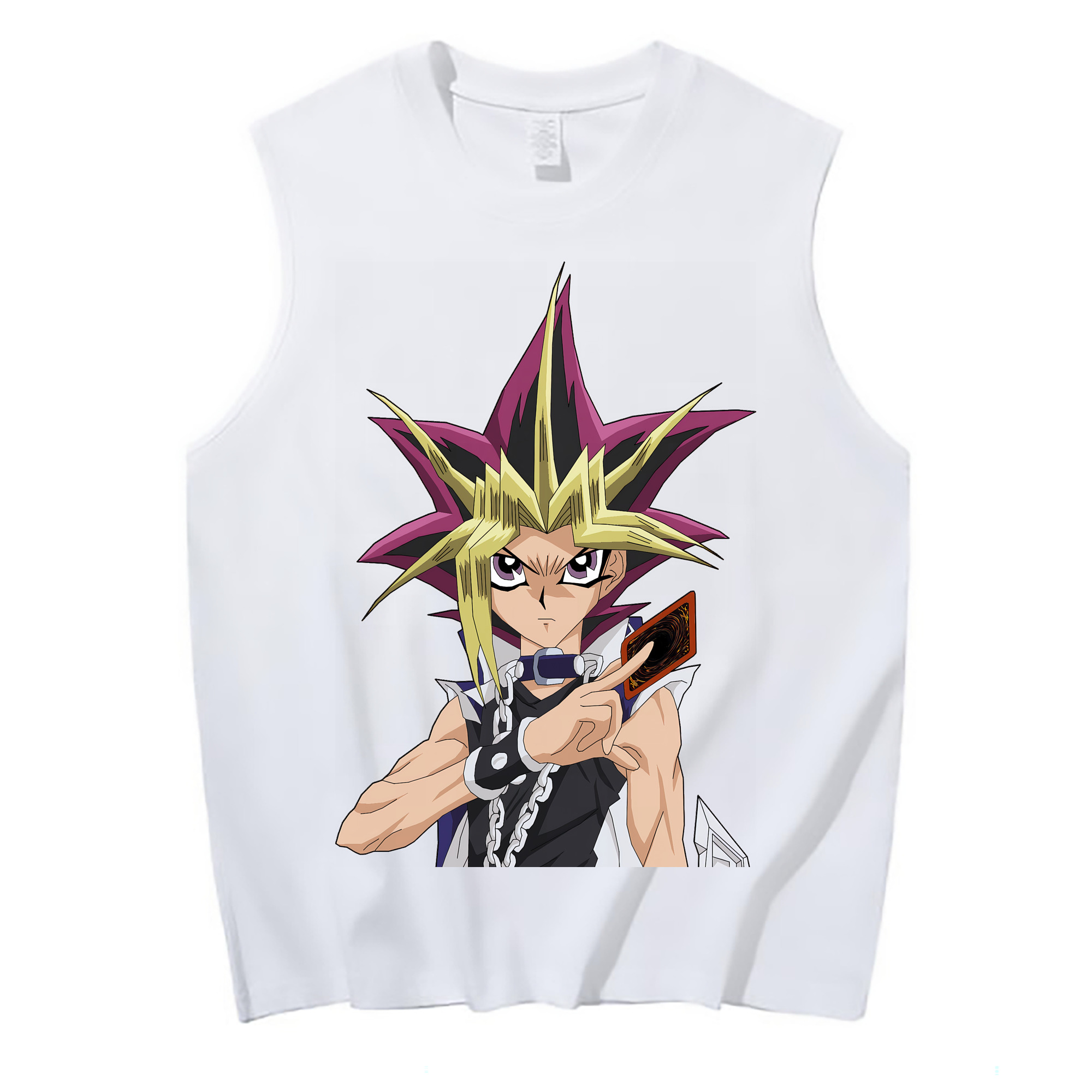 （画像用） 遊☆戯☆王 Yu-Gi-Oh! コットン100％タンクトップ（フロントプリント）