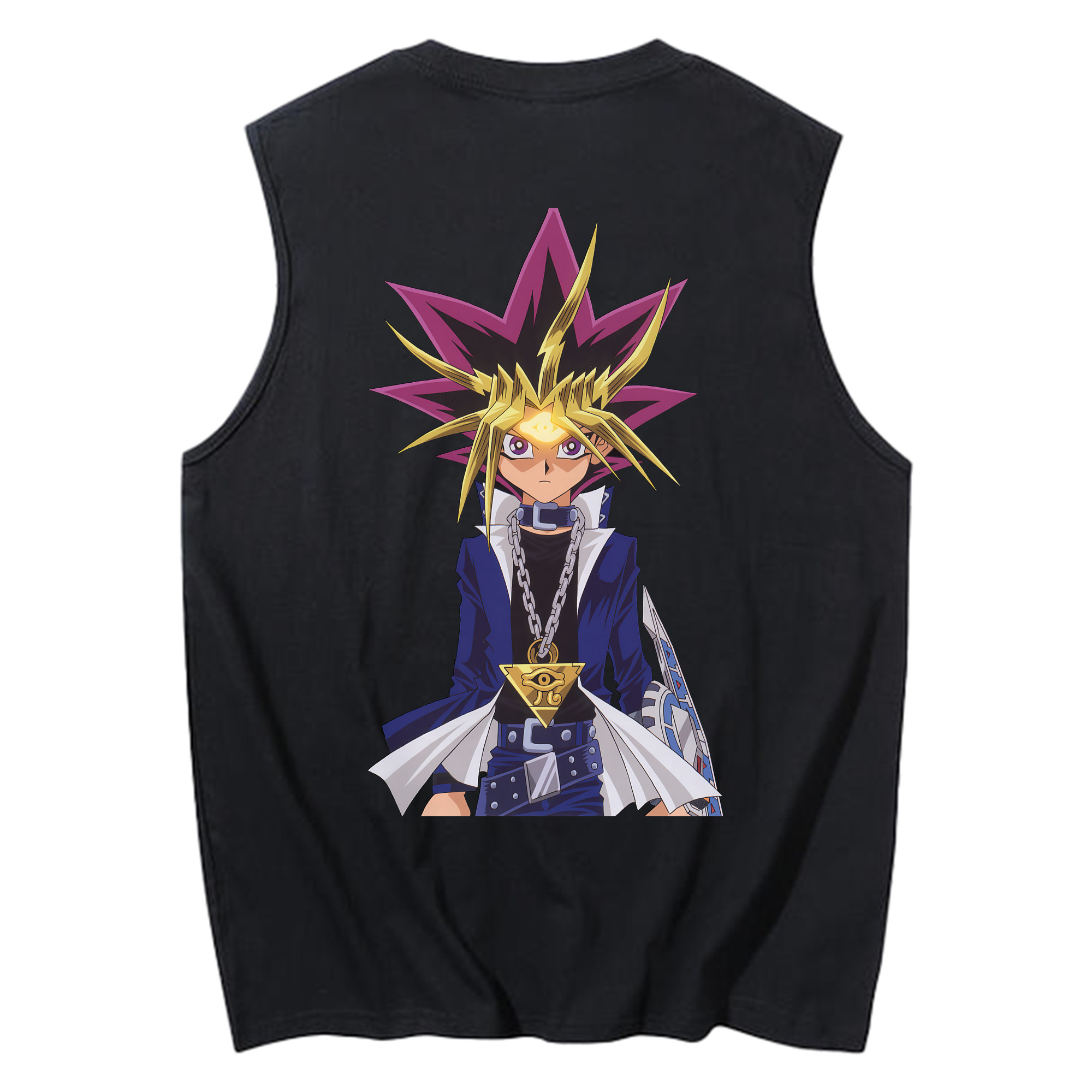 （画像用） 遊☆戯☆王 Yu-Gi-Oh! コットン100％タンクトップ（背面プリント）