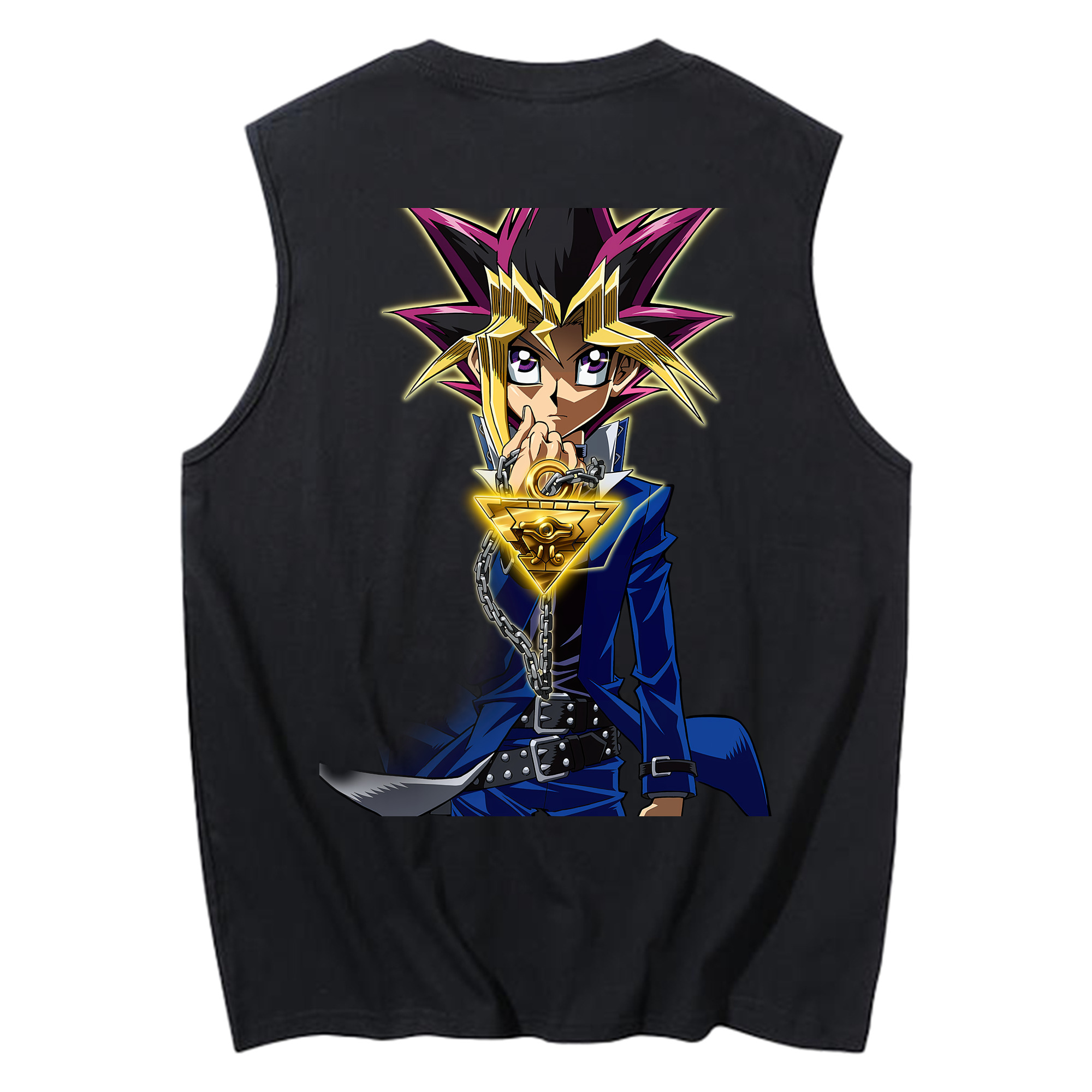 （画像用） 遊☆戯☆王 Yu-Gi-Oh! コットン100％タンクトップ（背面プリント）