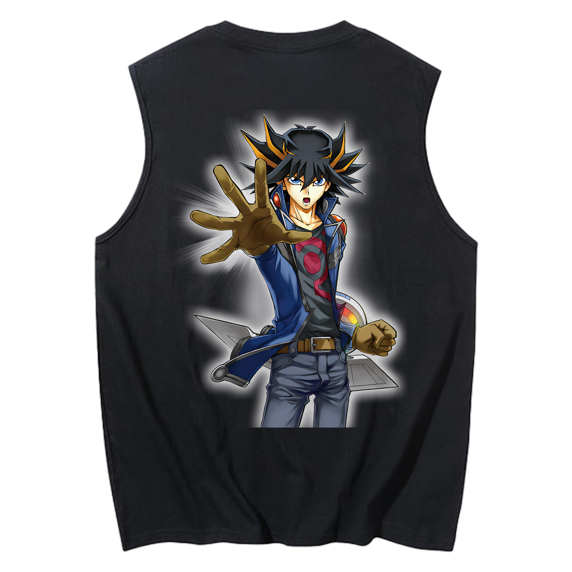 （画像用） 遊☆戯☆王 Yu-Gi-Oh! コットン100％タンクトップ（背面プリント）