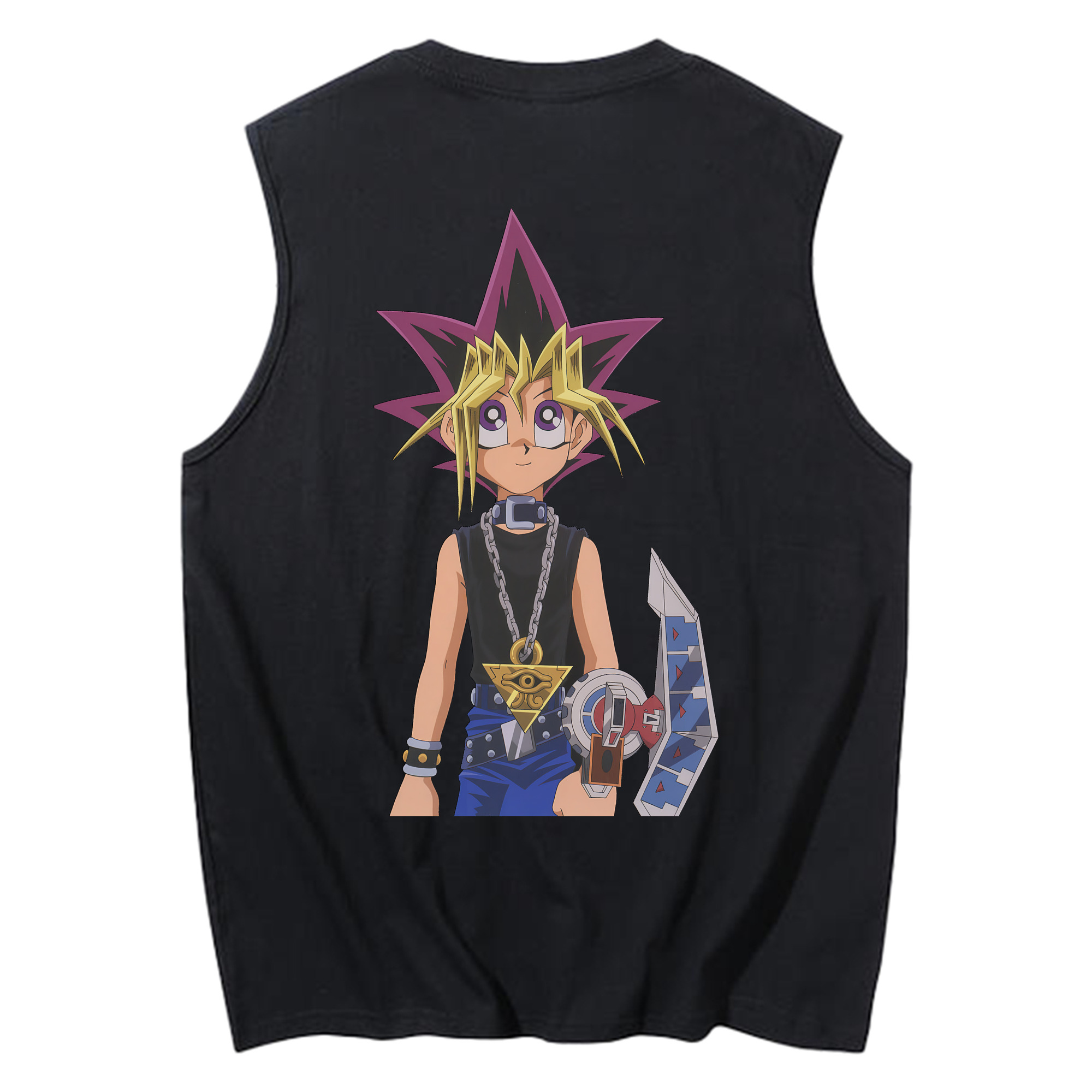 （画像用） 遊☆戯☆王 Yu-Gi-Oh! コットン100％タンクトップ（背面プリント）
