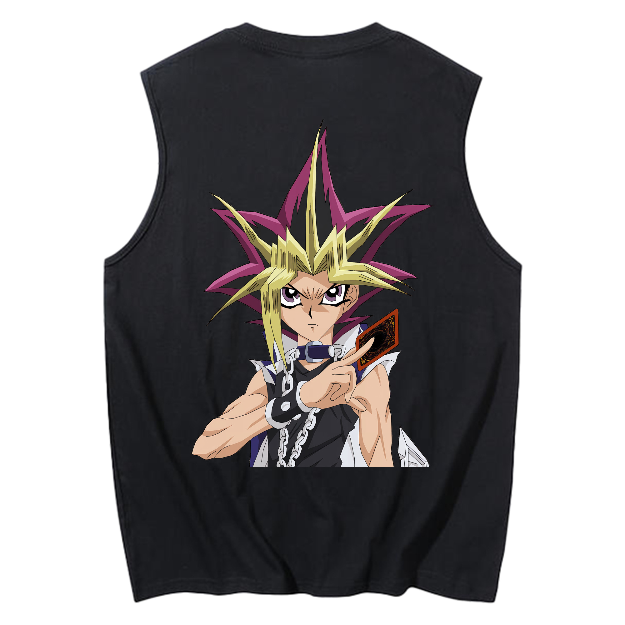 （画像用） 遊☆戯☆王 Yu-Gi-Oh! コットン100％タンクトップ（背面プリント）