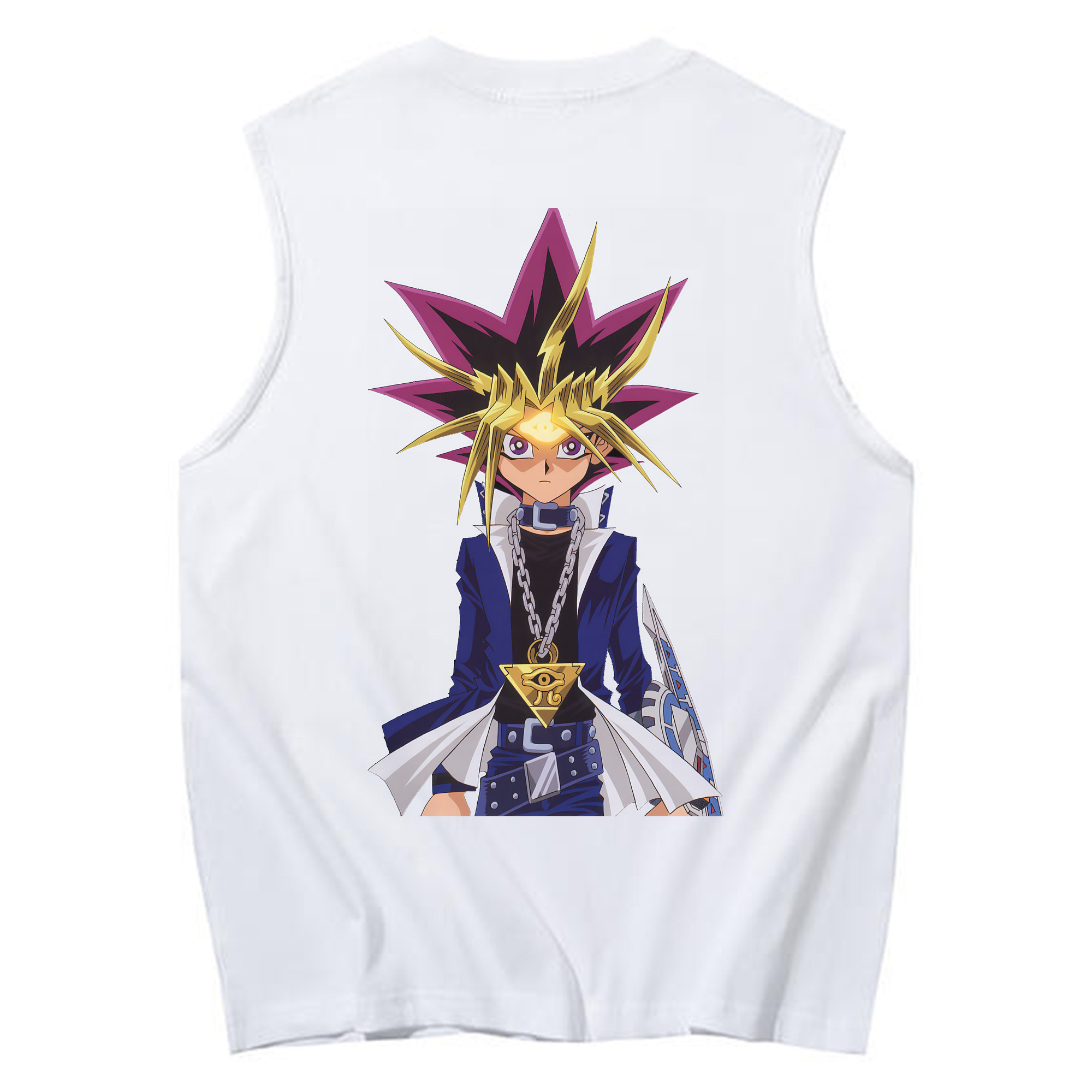 （画像用） 遊☆戯☆王 Yu-Gi-Oh! コットン100％タンクトップ（背面プリント）