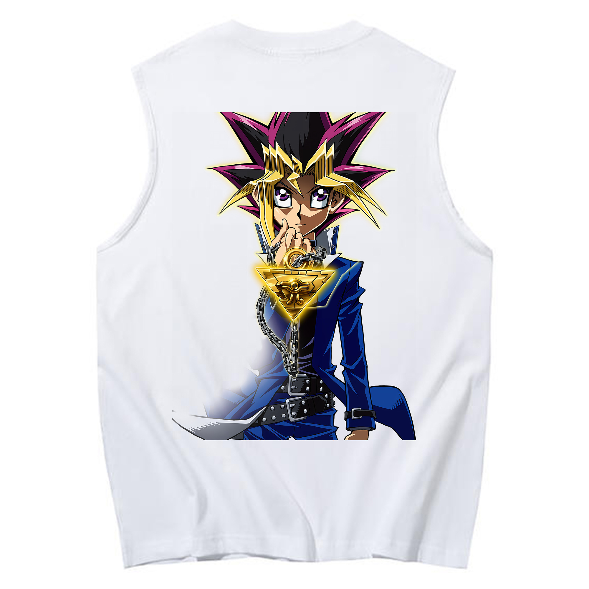 （画像用） 遊☆戯☆王 Yu-Gi-Oh! コットン100％タンクトップ（背面プリント）