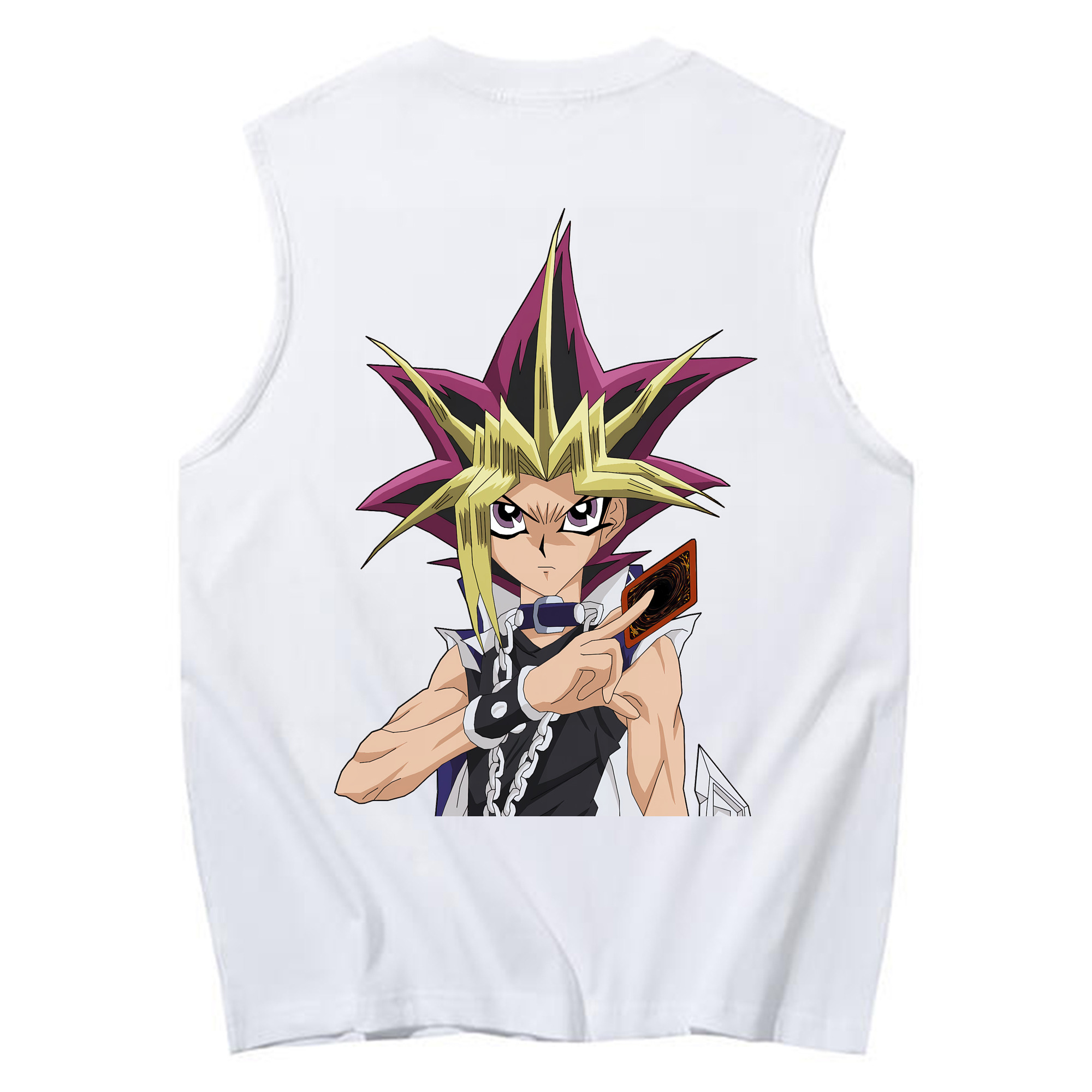 （画像用） 遊☆戯☆王 Yu-Gi-Oh! コットン100％タンクトップ（背面プリント）
