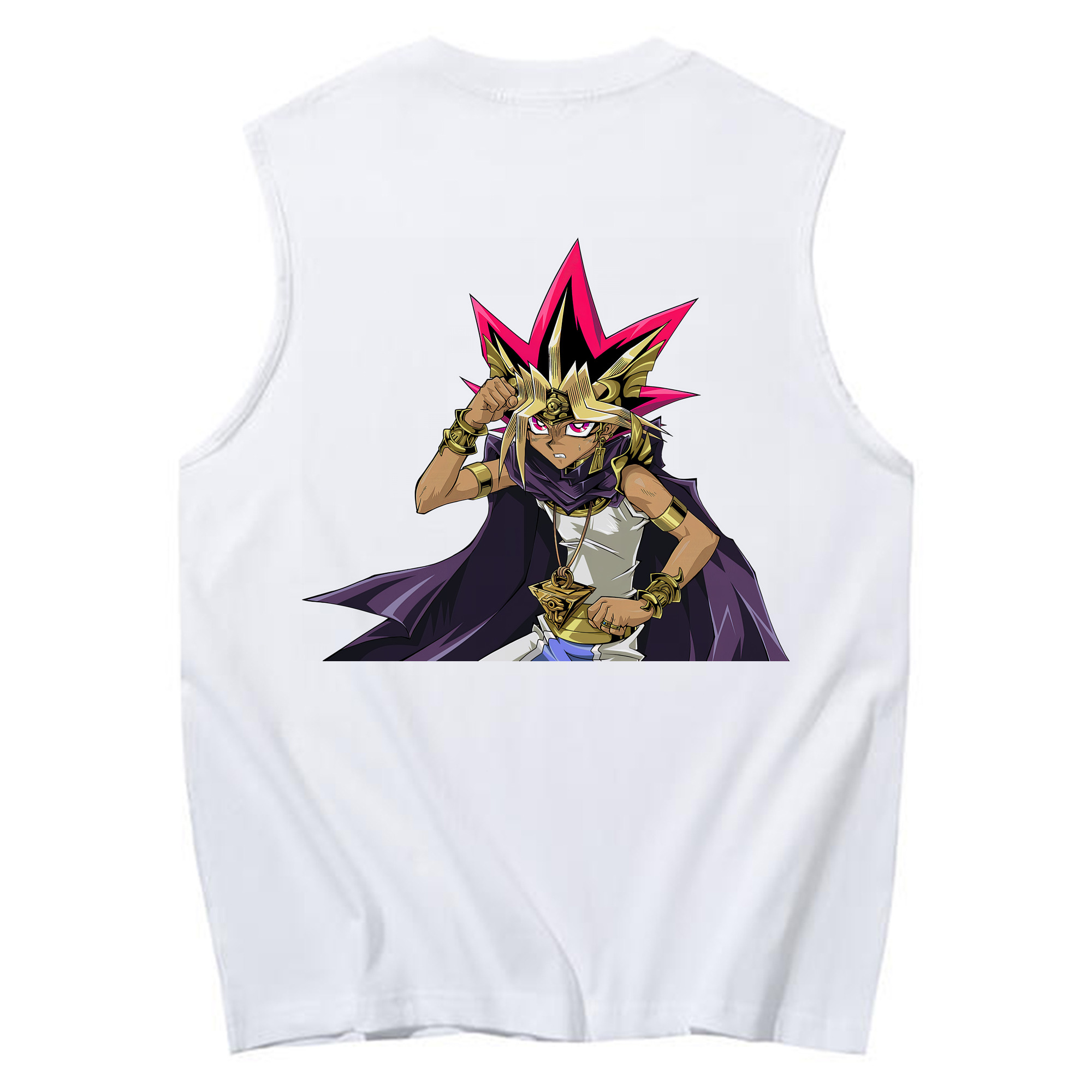 （画像用） 遊☆戯☆王 Yu-Gi-Oh! コットン100％タンクトップ（背面プリント）