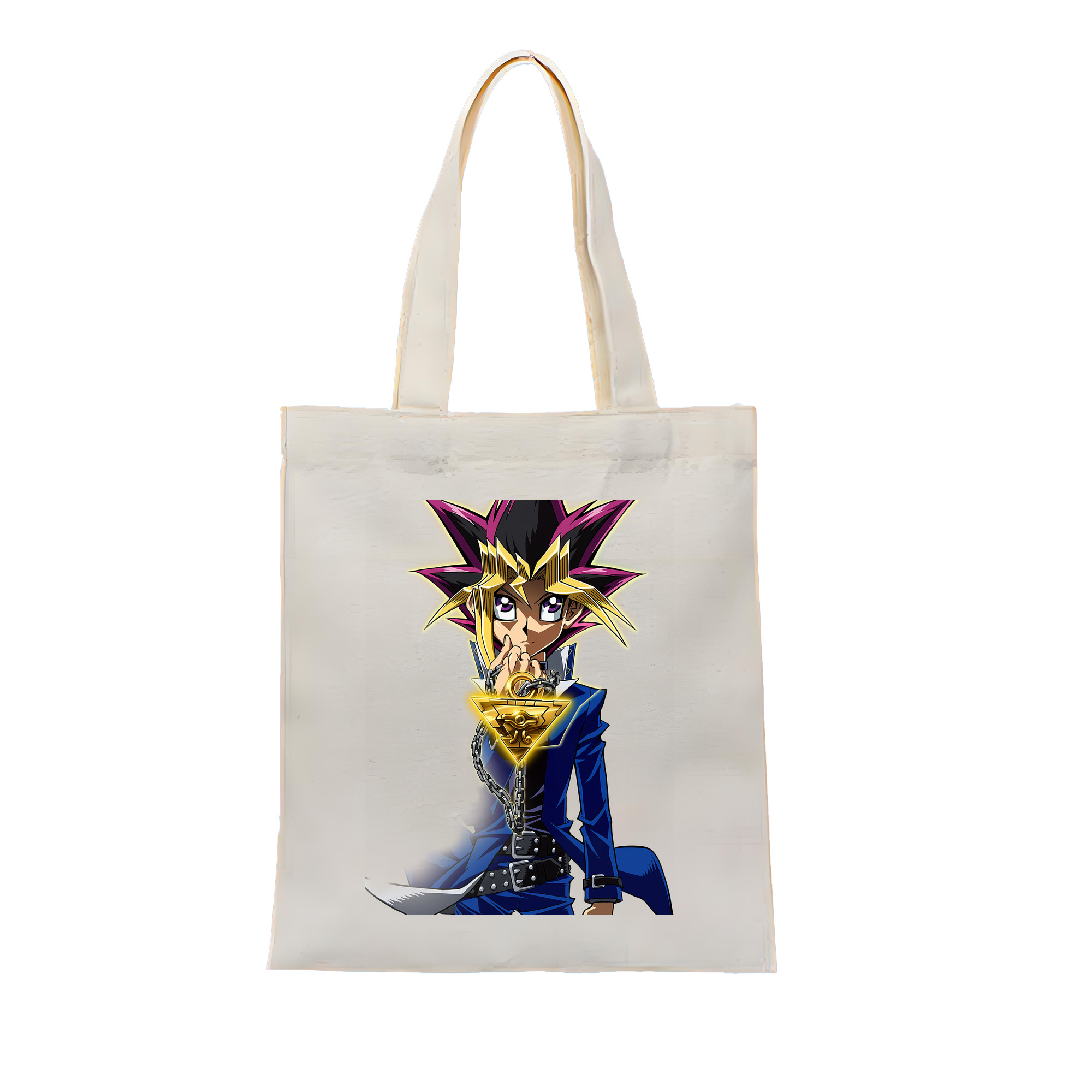 （画像用） 遊☆戯☆王 Yu-Gi-Oh! 縦型キャンバス生地手提げバッグ　トートバッグ