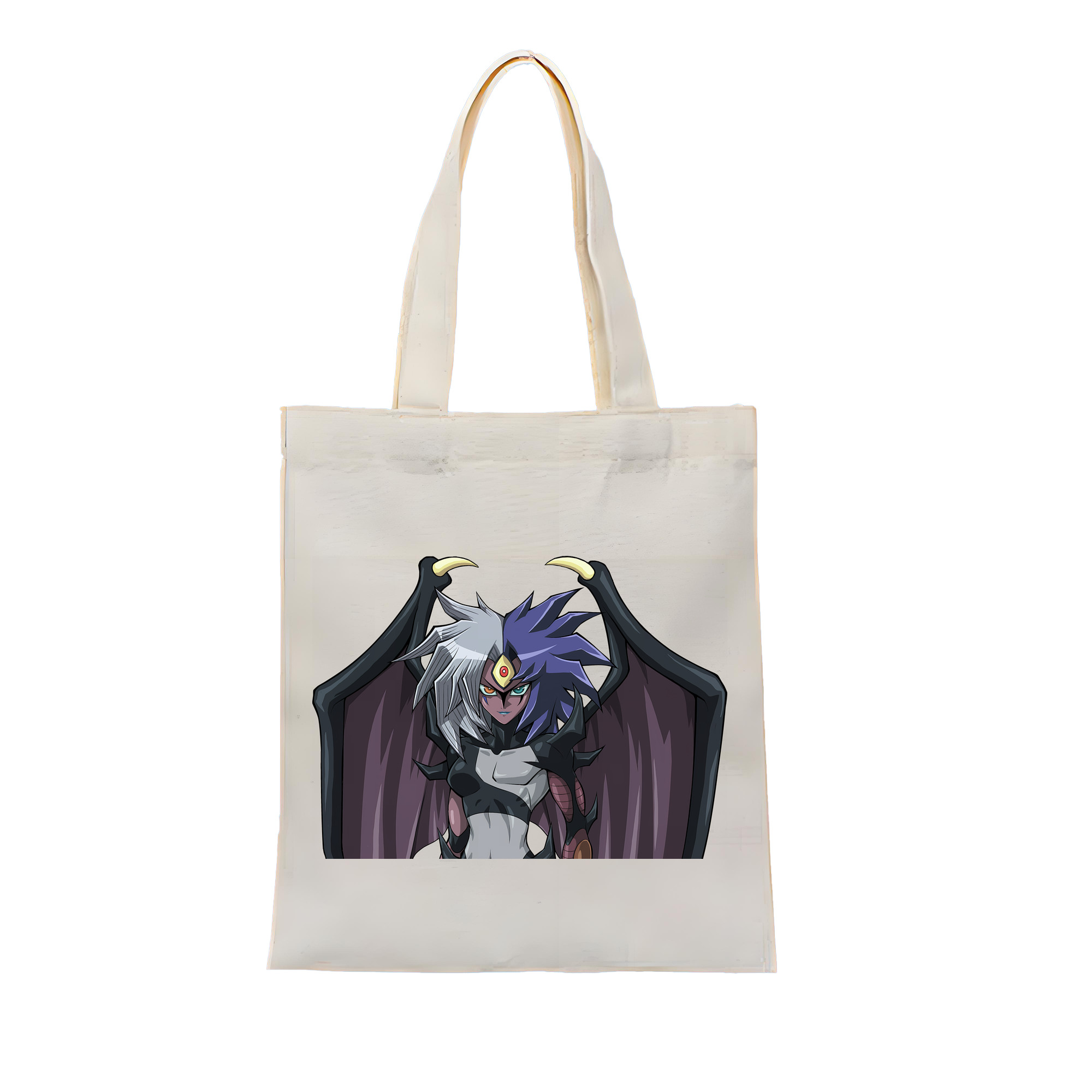 （画像用） 遊☆戯☆王 Yu-Gi-Oh! 縦型キャンバス生地手提げバッグ　トートバッグ