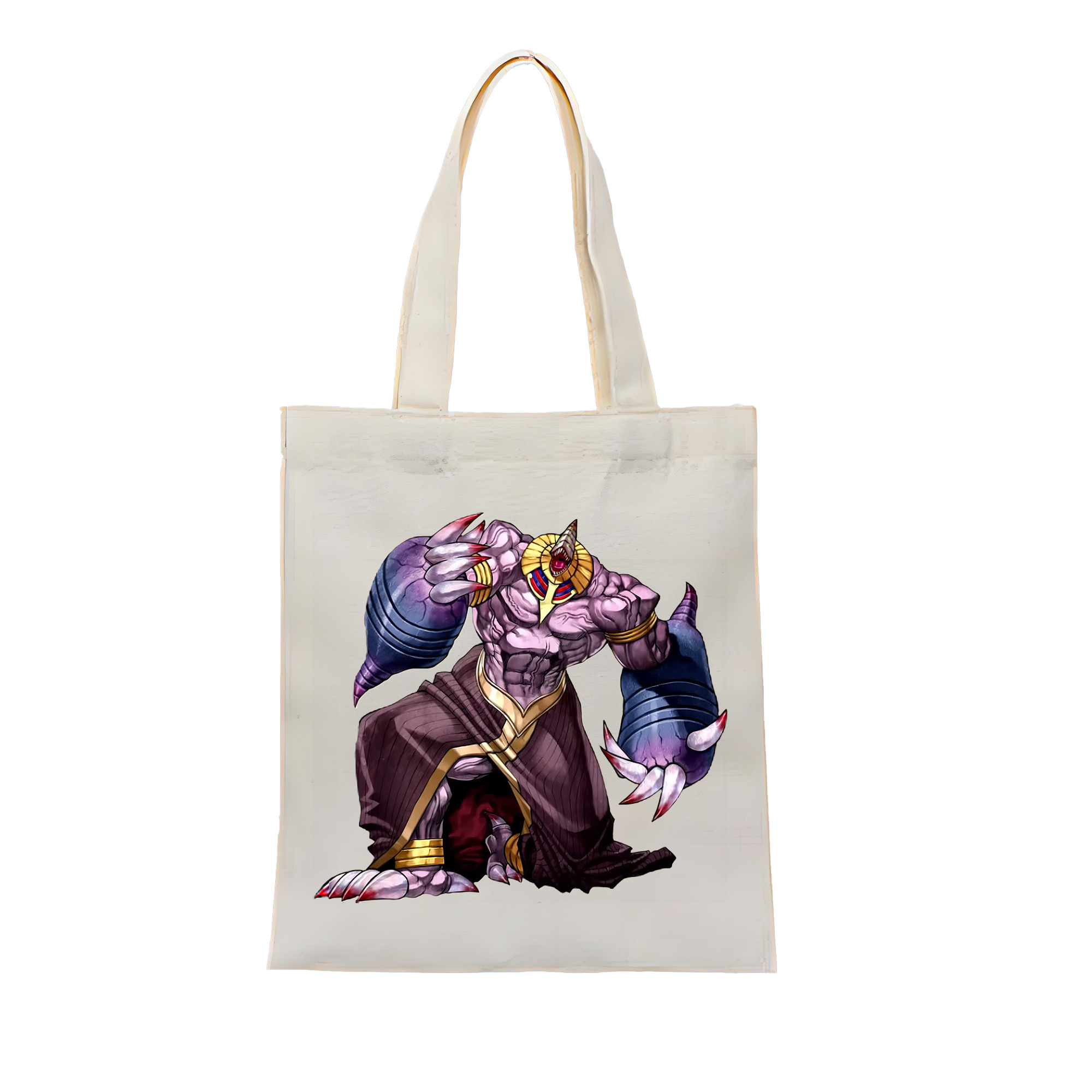 （画像用） 遊☆戯☆王 Yu-Gi-Oh! 縦型キャンバス生地手提げバッグ　トートバッグ