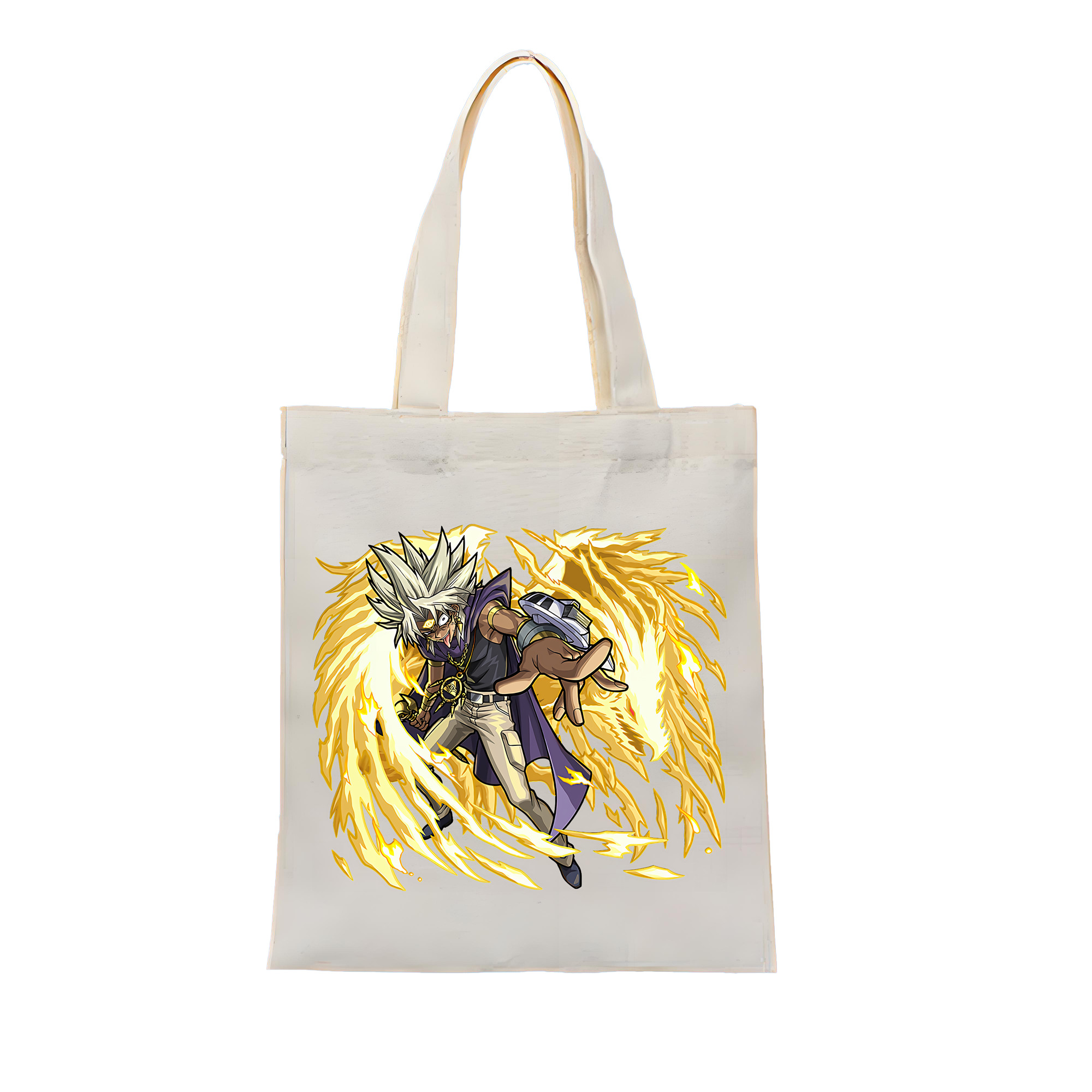 （画像用） 遊☆戯☆王 Yu-Gi-Oh! 縦型キャンバス生地手提げバッグ　トートバッグ