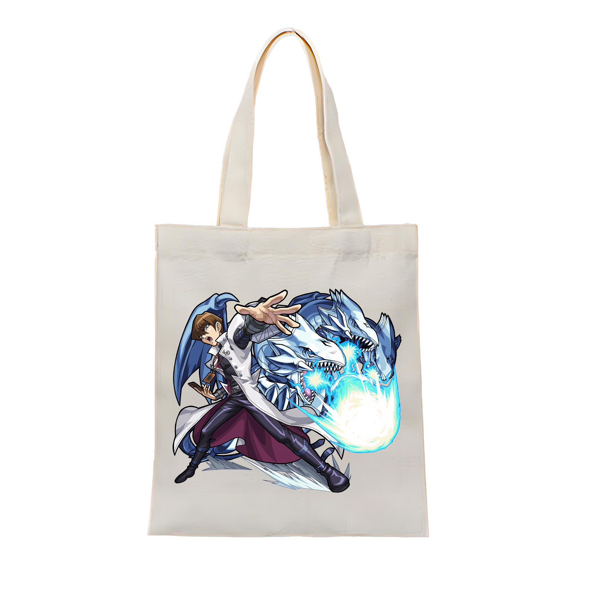 （画像用） 遊☆戯☆王 Yu-Gi-Oh! 縦型キャンバス生地手提げバッグ　トートバッグ