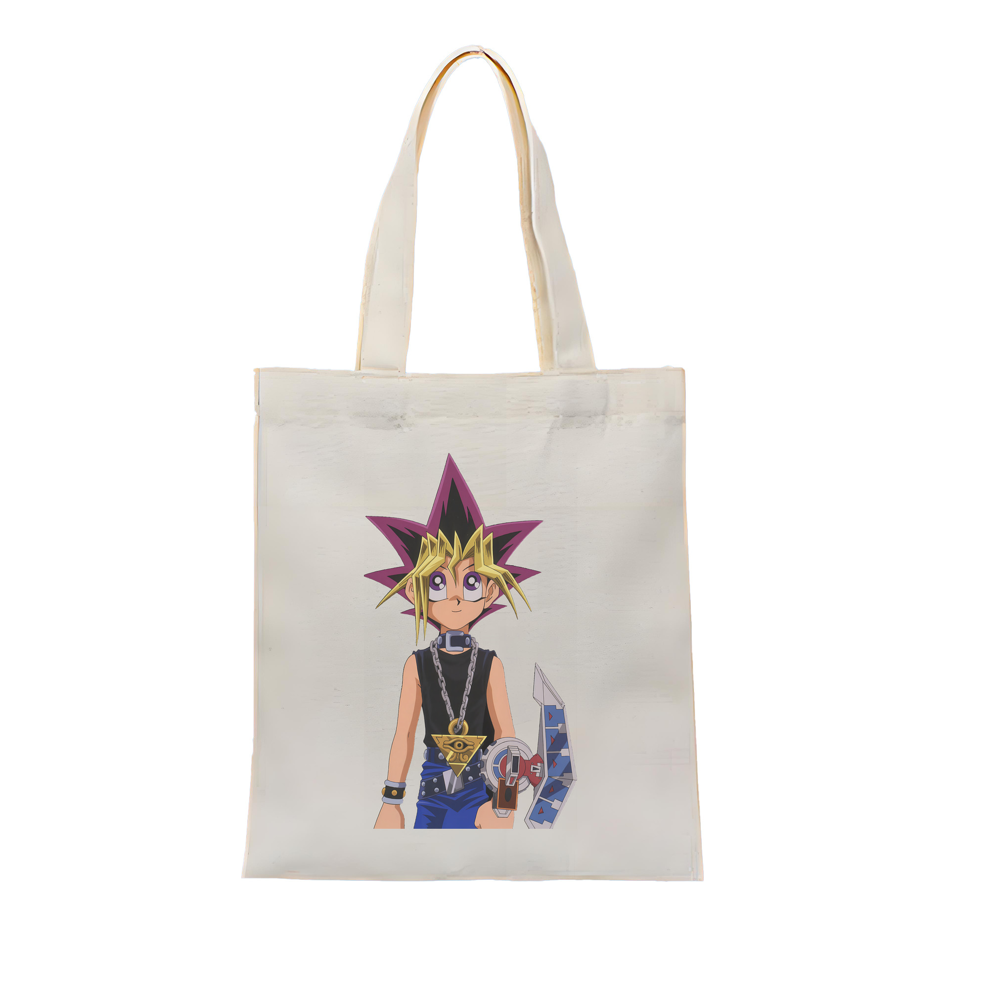 （画像用） 遊☆戯☆王 Yu-Gi-Oh! 縦型キャンバス生地手提げバッグ　トートバッグ