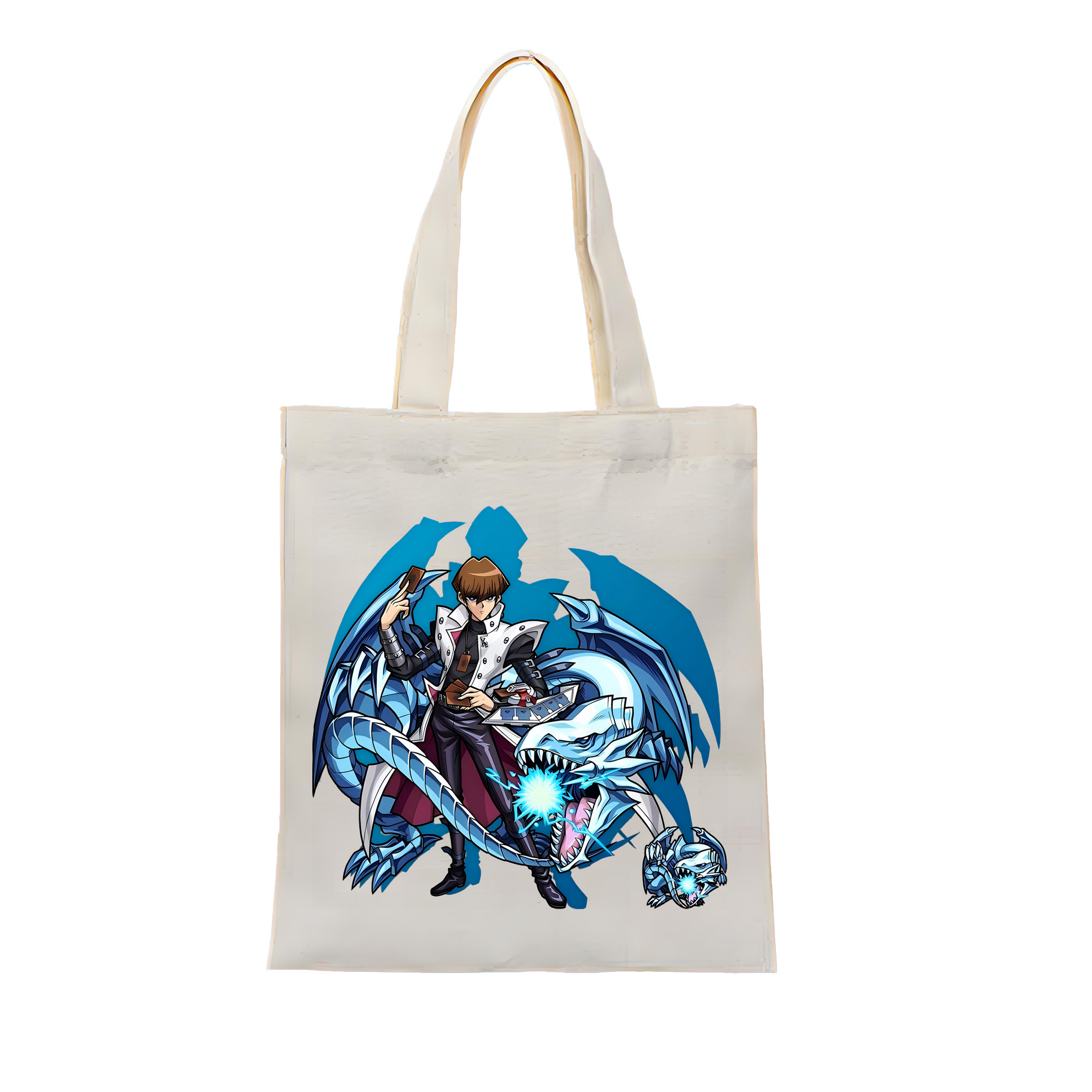 （画像用） 遊☆戯☆王 Yu-Gi-Oh! 縦型キャンバス生地手提げバッグ　トートバッグ