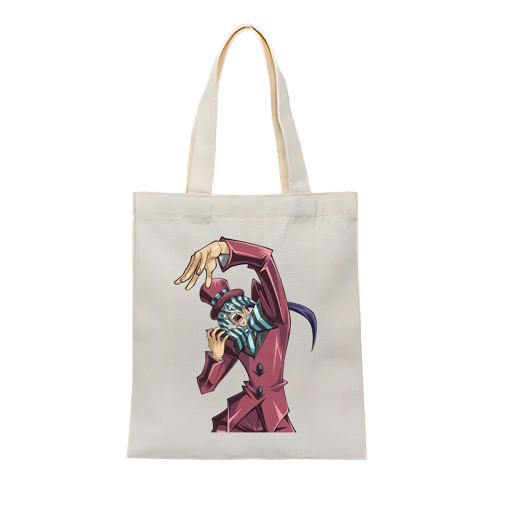（画像用） 遊☆戯☆王 Yu-Gi-Oh! 縦型キャンバス生地手提げバッグ　トートバッグ