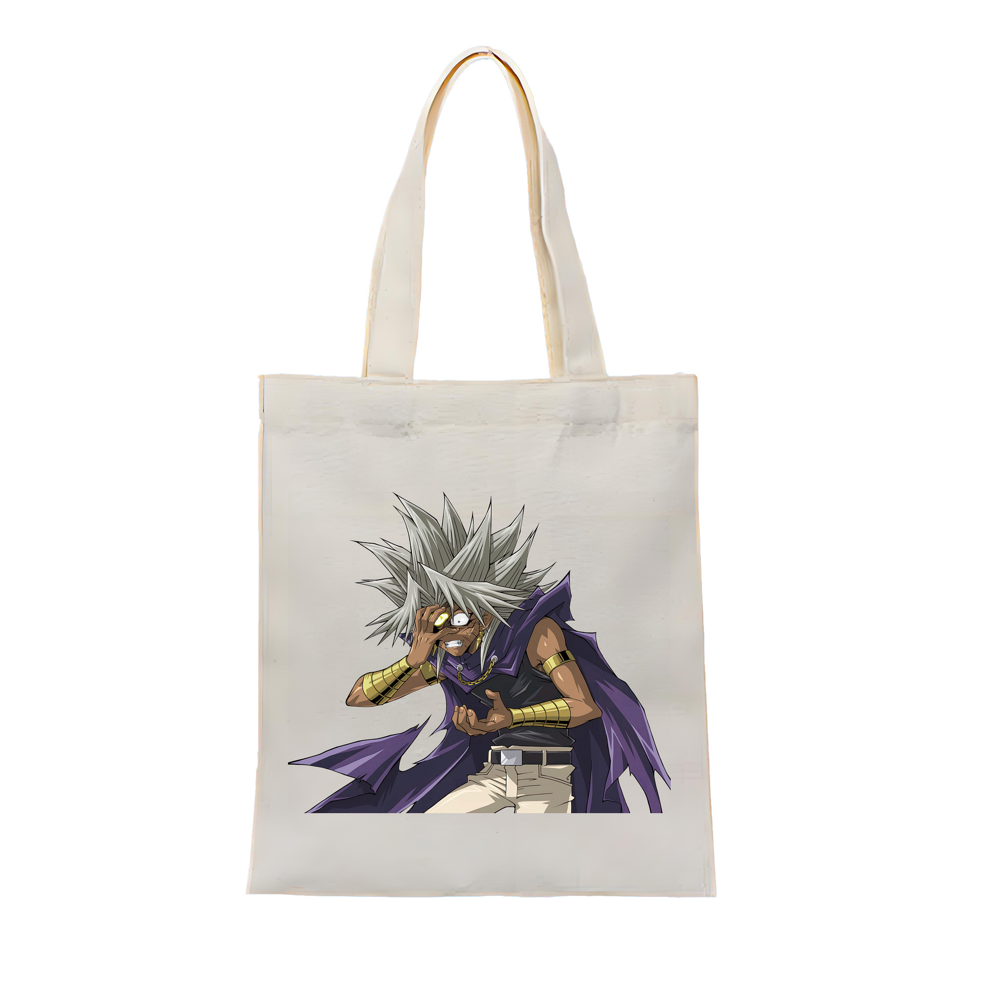 （画像用） 遊☆戯☆王 Yu-Gi-Oh! 縦型キャンバス生地手提げバッグ　トートバッグ