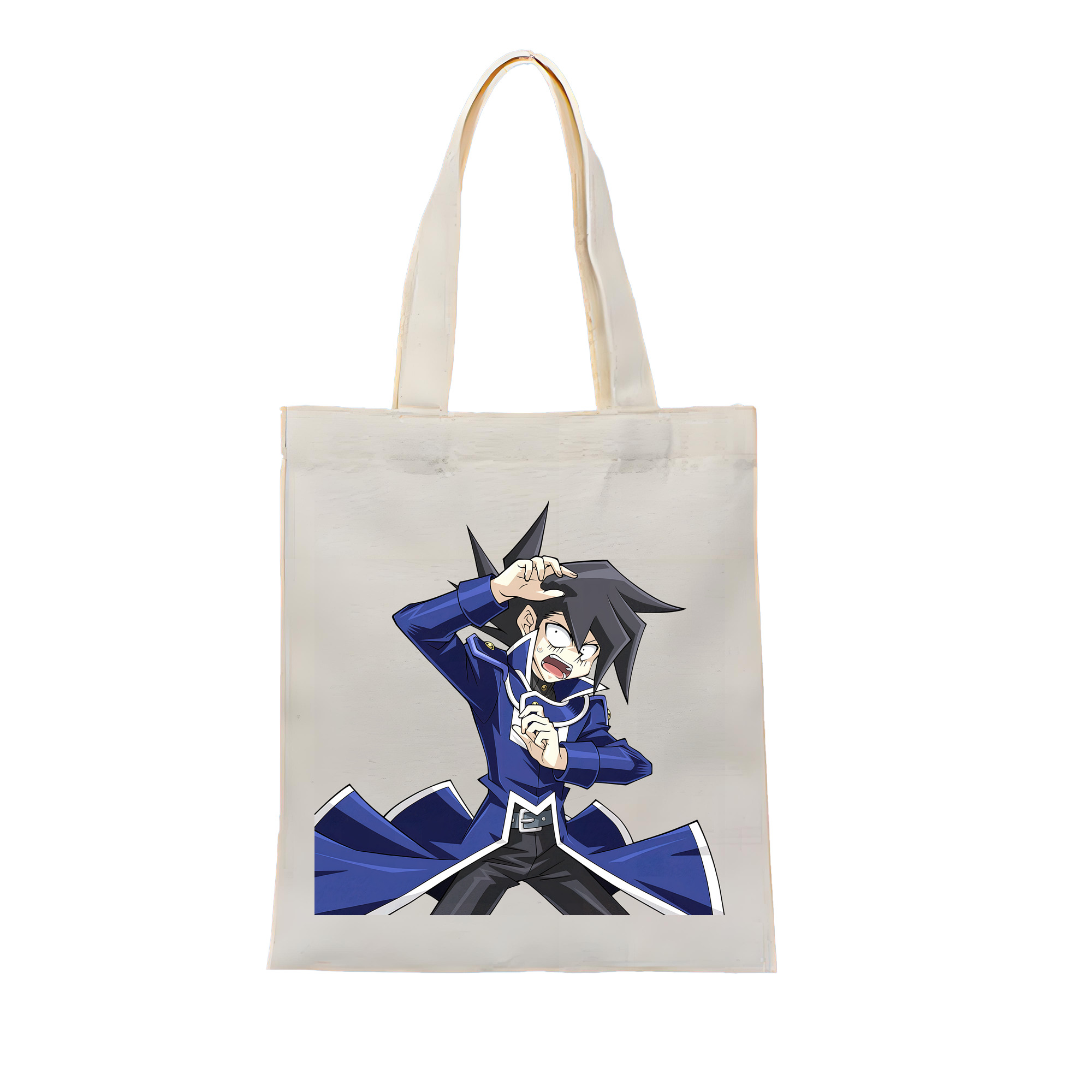 （画像用） 遊☆戯☆王 Yu-Gi-Oh! 縦型キャンバス生地手提げバッグ　トートバッグ