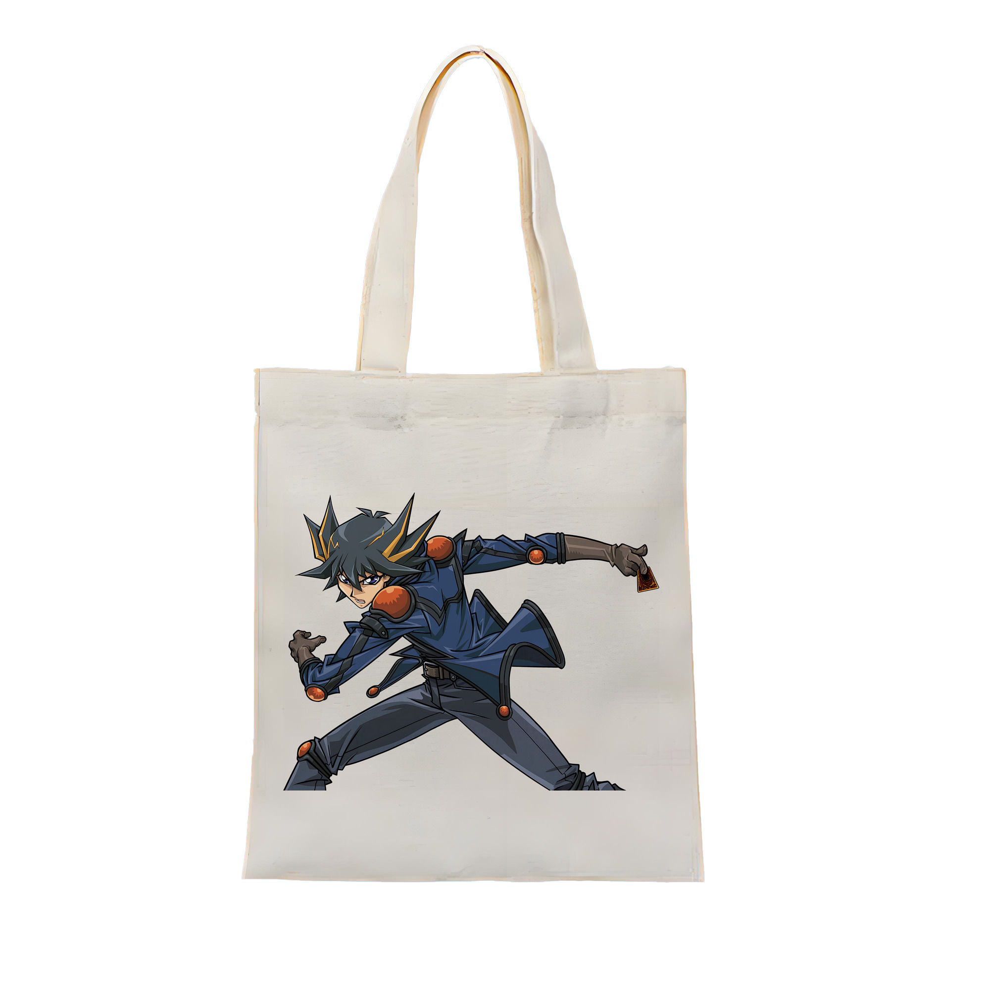 （画像用） 遊☆戯☆王 Yu-Gi-Oh! 縦型キャンバス生地手提げバッグ　トートバッグ