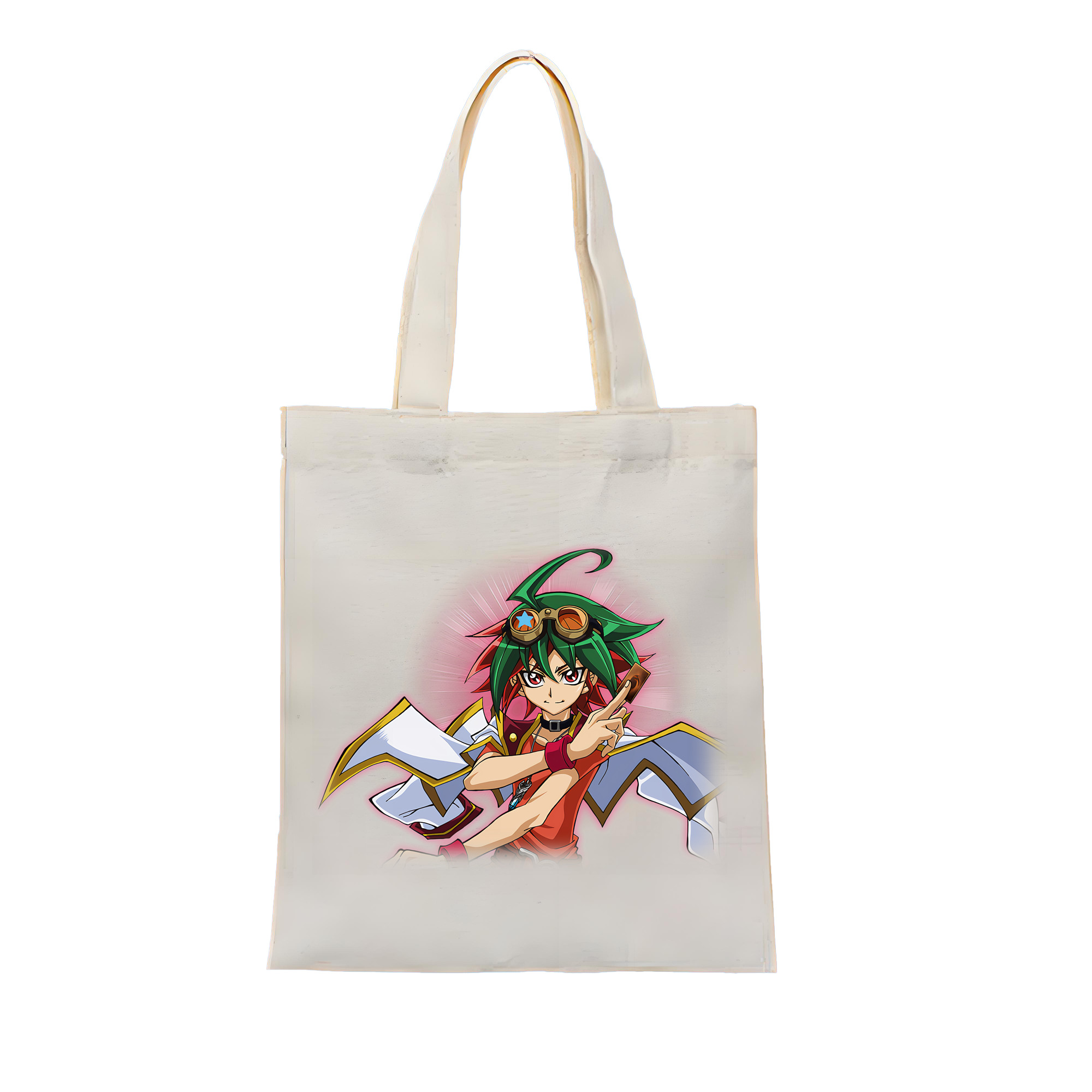 （画像用） 遊☆戯☆王 Yu-Gi-Oh! 縦型キャンバス生地手提げバッグ　トートバッグ