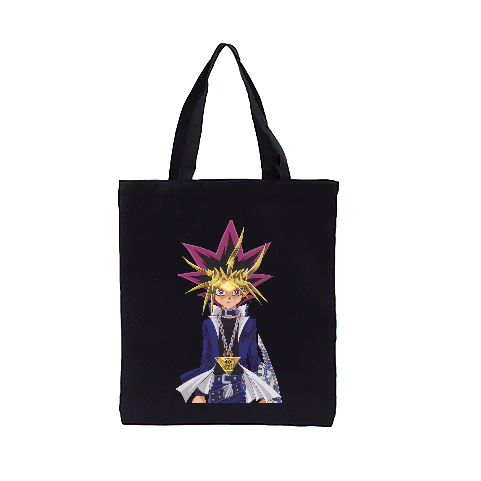 （画像用） 遊☆戯☆王 Yu-Gi-Oh! 縦型キャンバス生地手提げバッグ　トートバッグ