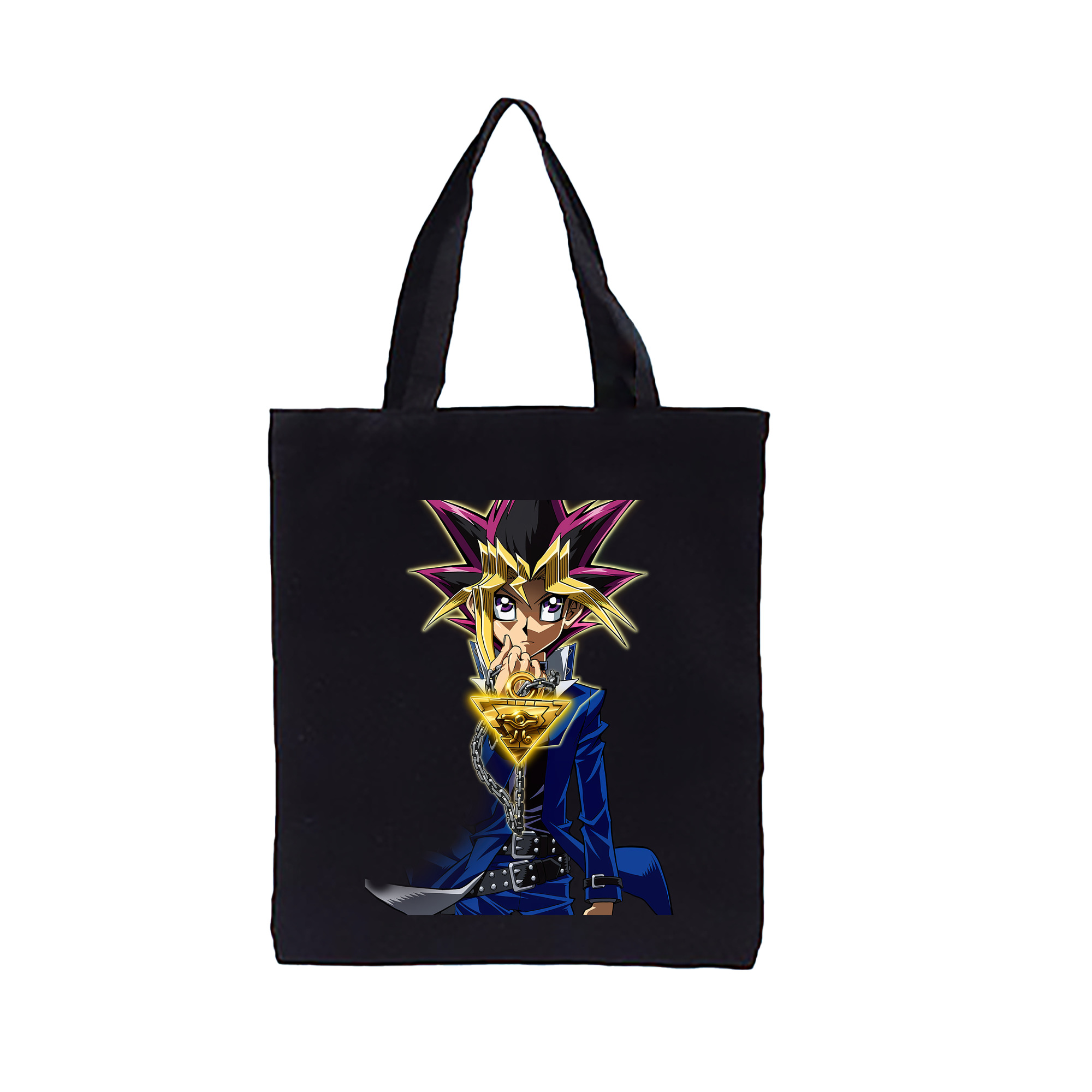 （画像用） 遊☆戯☆王 Yu-Gi-Oh! 縦型キャンバス生地手提げバッグ　トートバッグ