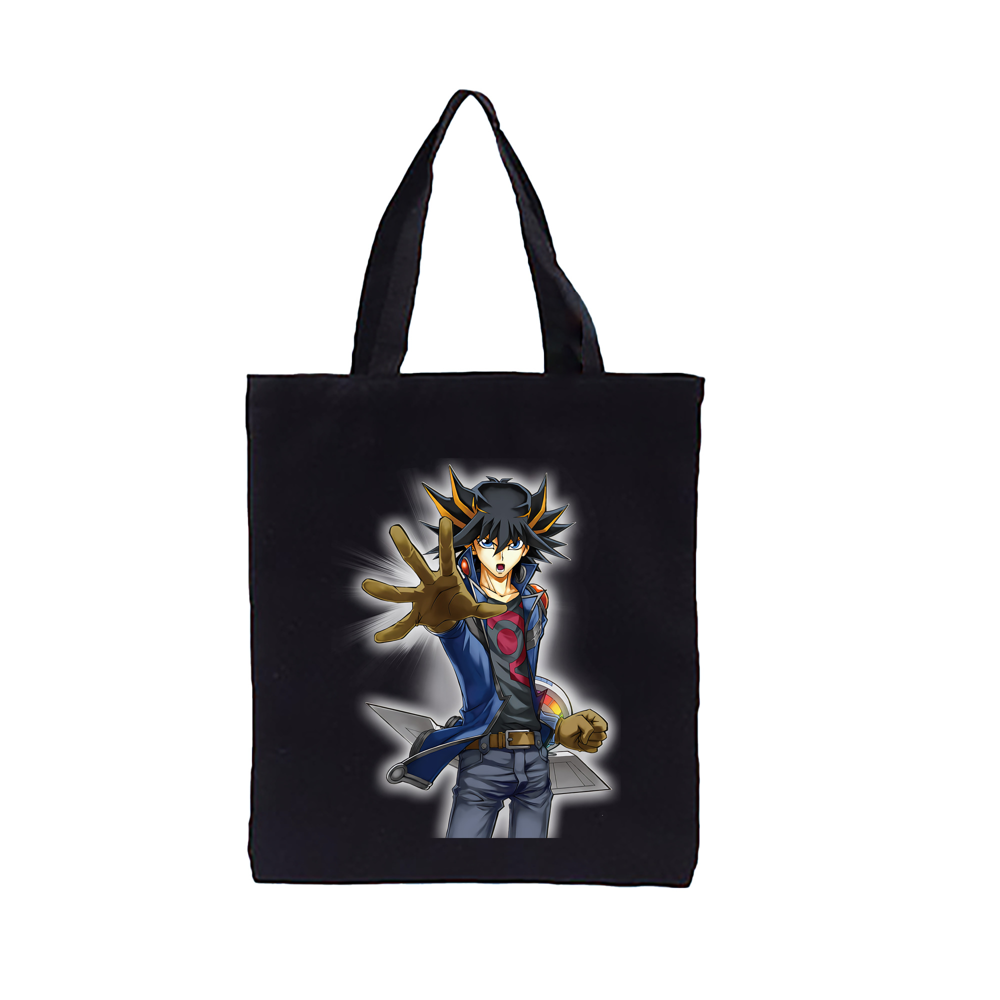 （画像用） 遊☆戯☆王 Yu-Gi-Oh! 縦型キャンバス生地手提げバッグ　トートバッグ